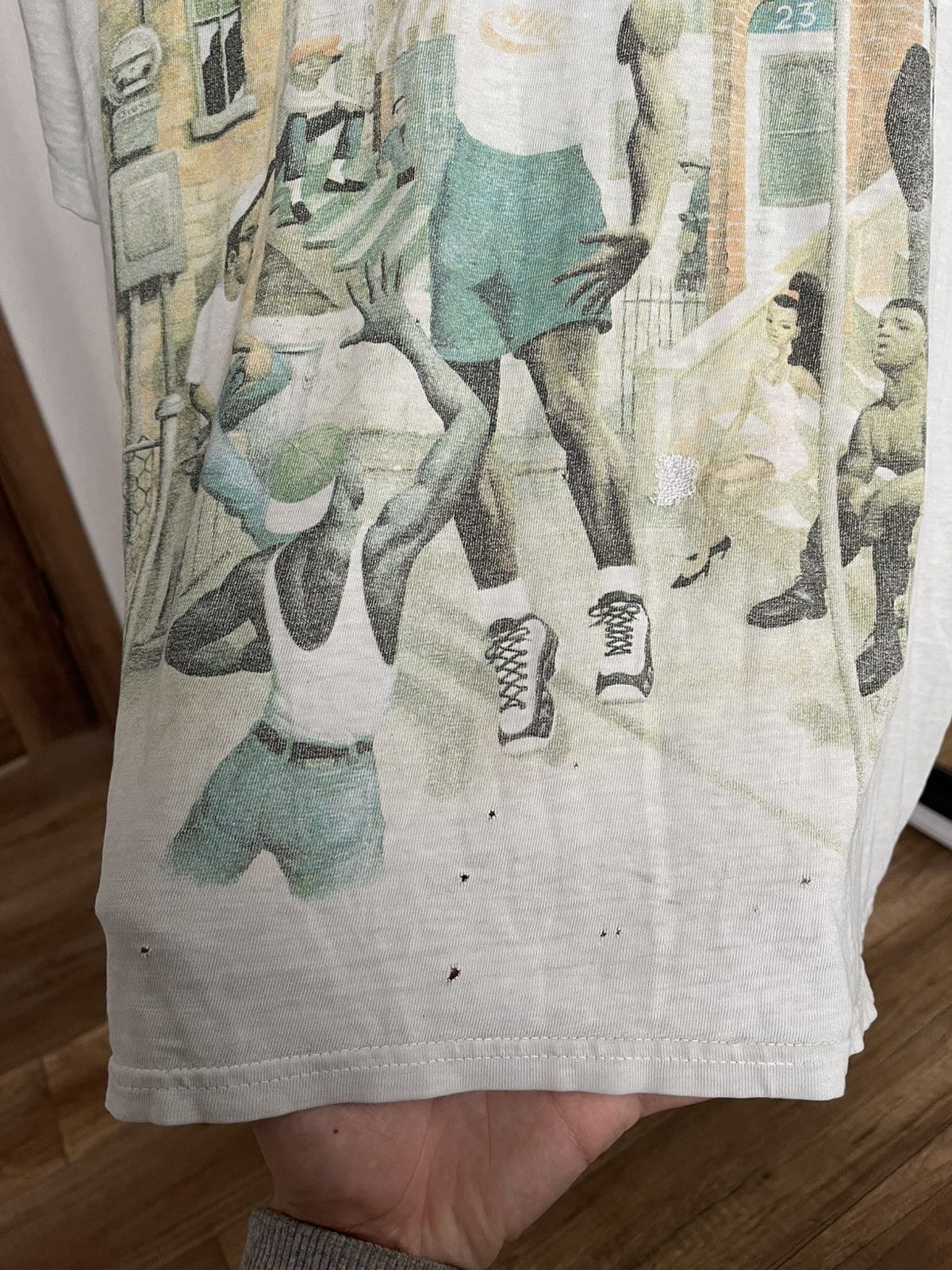Nike Nike Vintage Hoop Heroes Artwork Mark Ryden T-Shirt Tee 90s Size US M / EU 48-50 / 2 - 13 Thumbnail