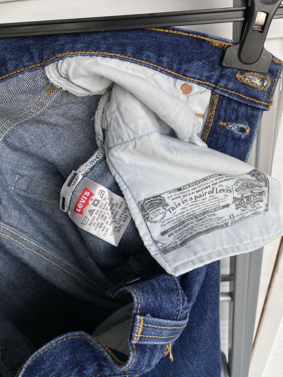 Levi's × Vintage Vintage Levis 501 Blue Denim Jeans Pants Haiti Size US 29 - 12 Thumbnail