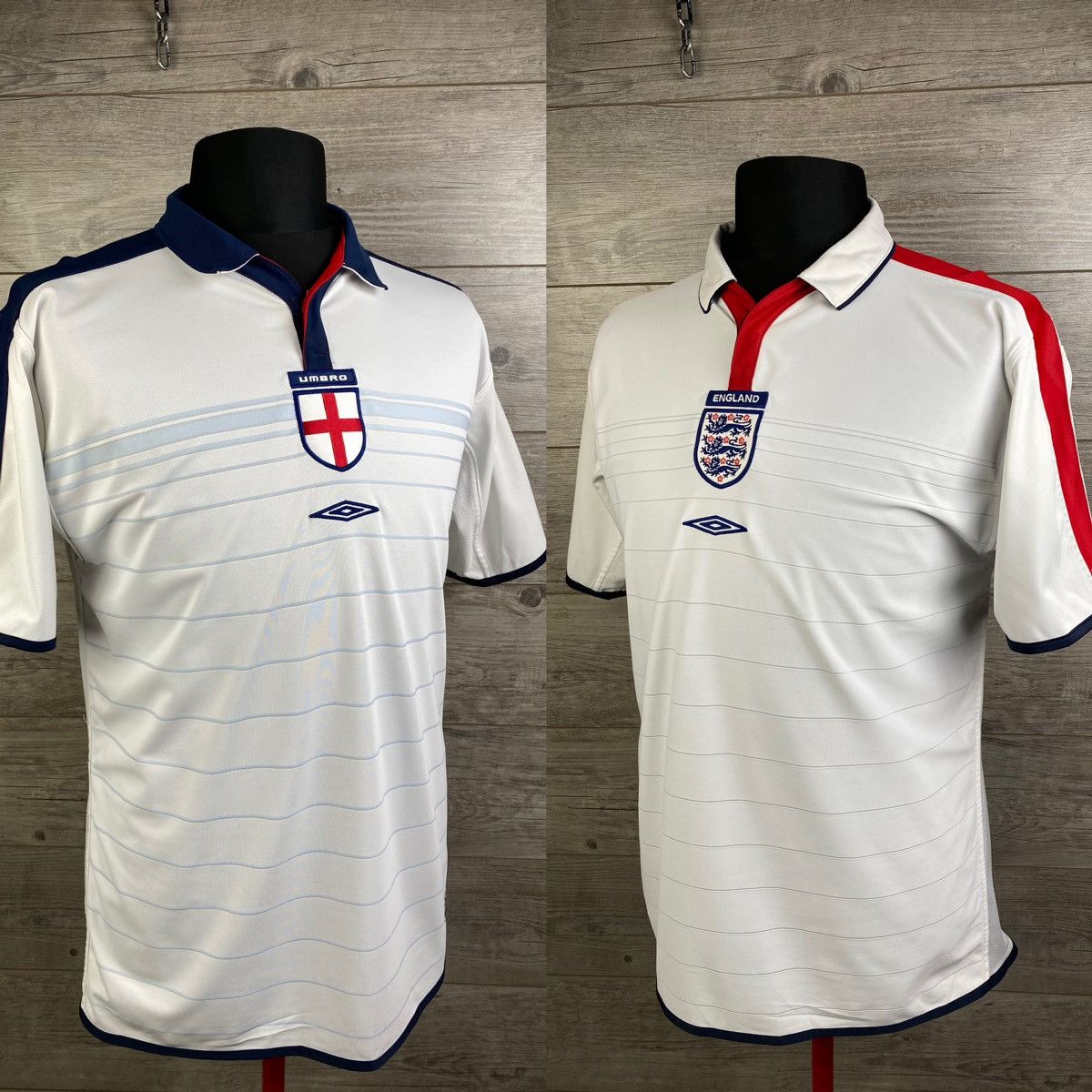 【UMBRO】England 2003 GameShirt reversible ENGLAND 2003 2004 HOME SHIRT REVERSIBLE FOOTBALL SOCCER