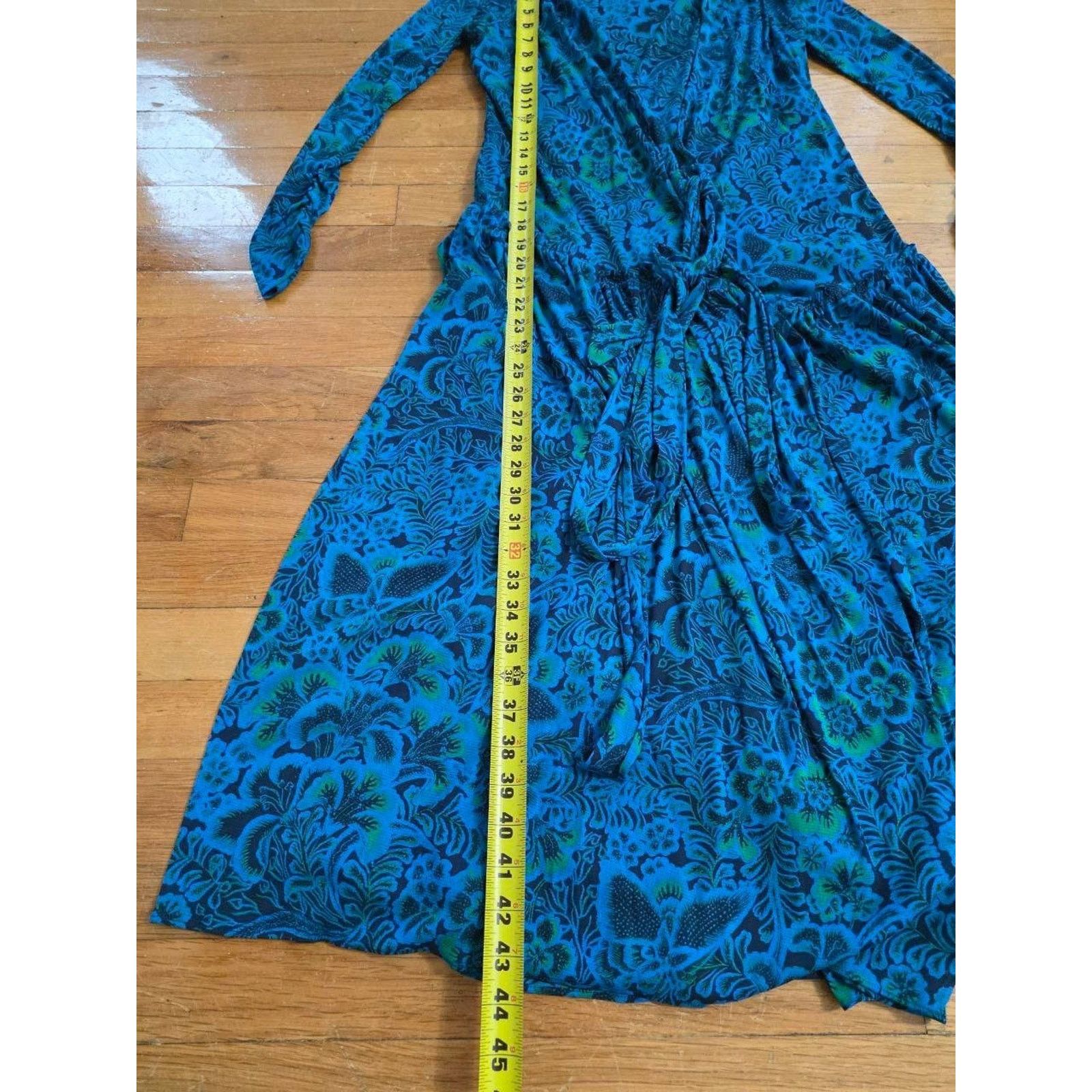 Diane von Furstenberg Diane von Furstenberg - Blue & Green Dress Size S A001551 Size S / US 4 / IT 40 - 5 Thumbnail