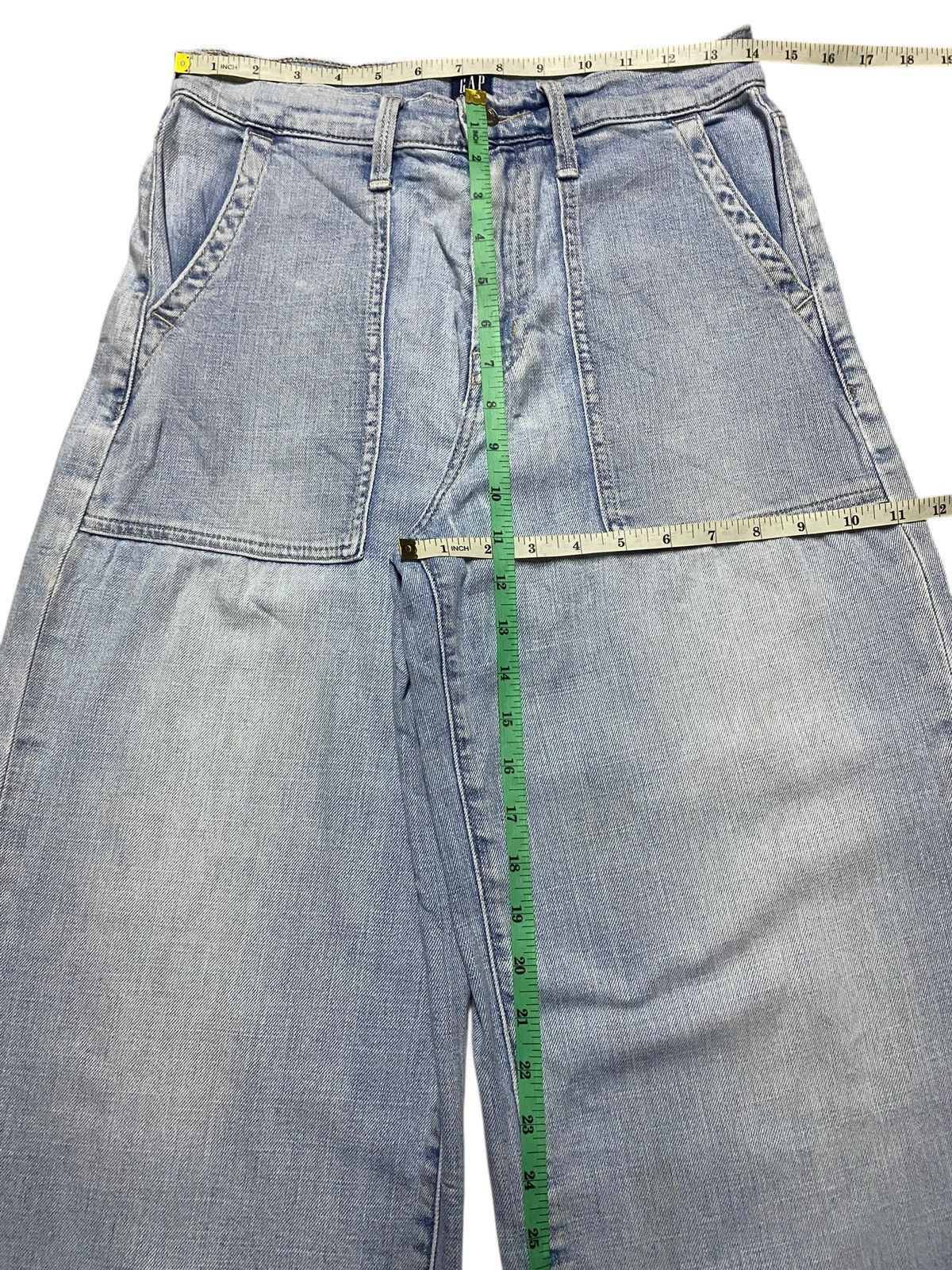 Gap Vintage Gap Denim Light Wash Like Jnco Baggy Jeans Size US 28 / EU 44 - 10 Thumbnail