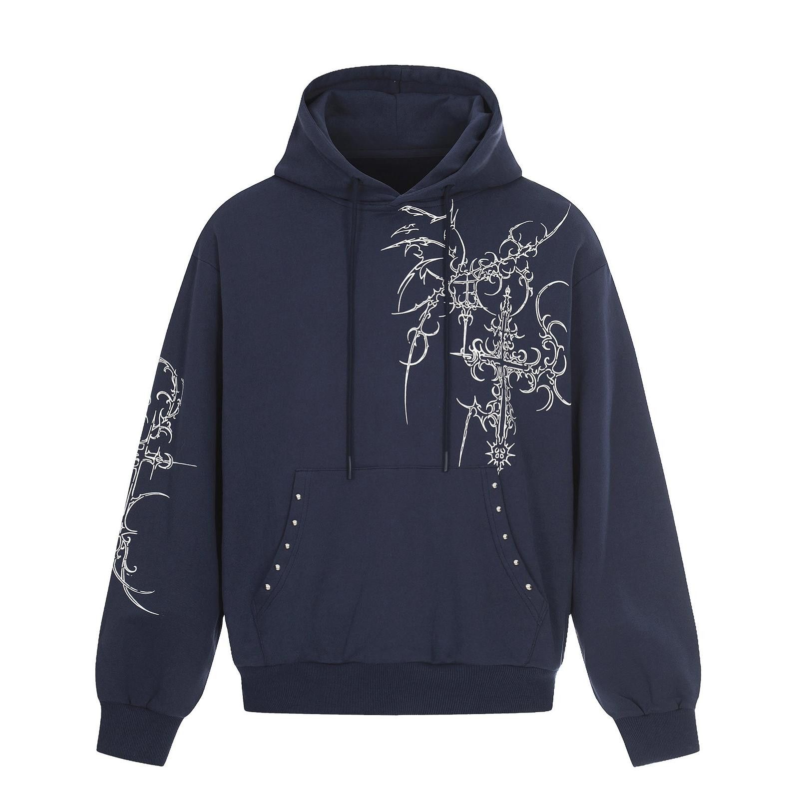 Other Graphic Hooded Pullover Sweatshirt Hoodie Size US M / EU 48-50 / 2 - 2 Thumbnail