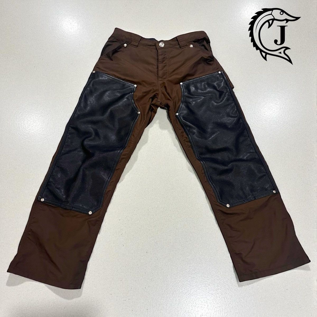 Chrome Hearts Chrome Hearts Double Knee Pants Size US 32 / EU 48 - 1 Thumbnail