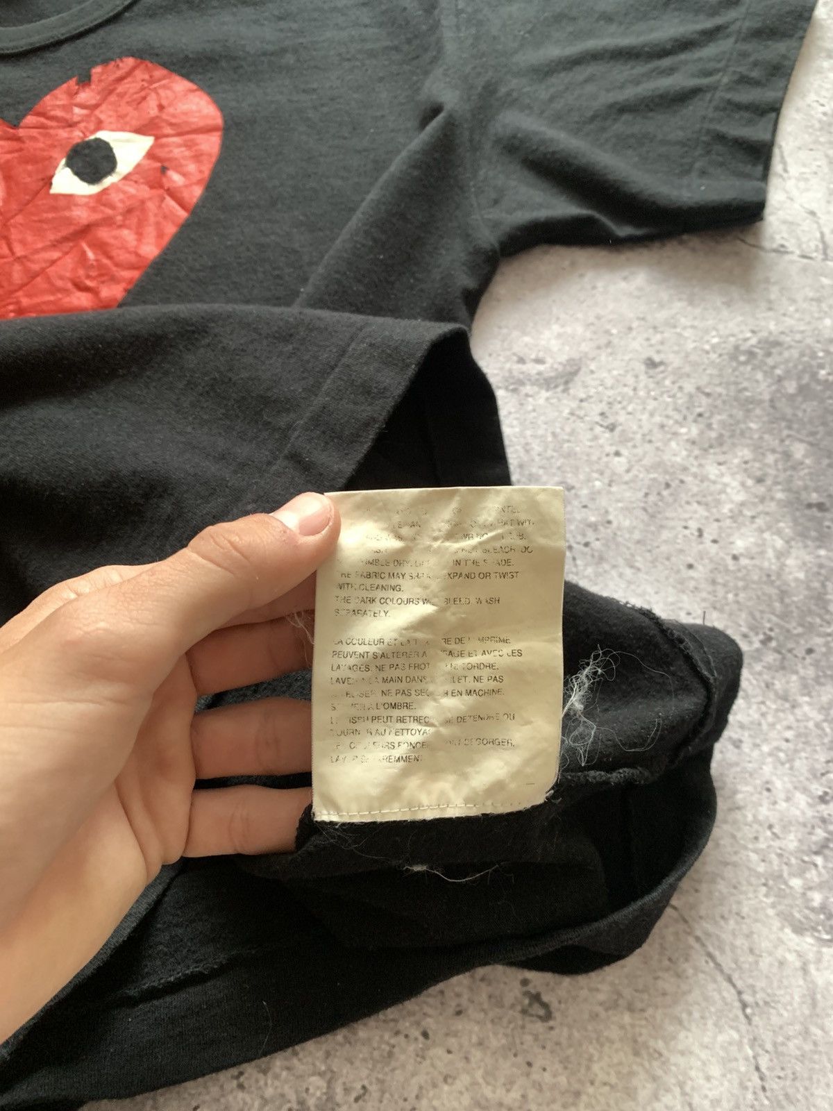 Comme des Garcons PLAY 🔥COMME DES GARCONS PLAY BIG HEART T-SHIRT Size US M / EU 48-50 / 2 - 9 Thumbnail