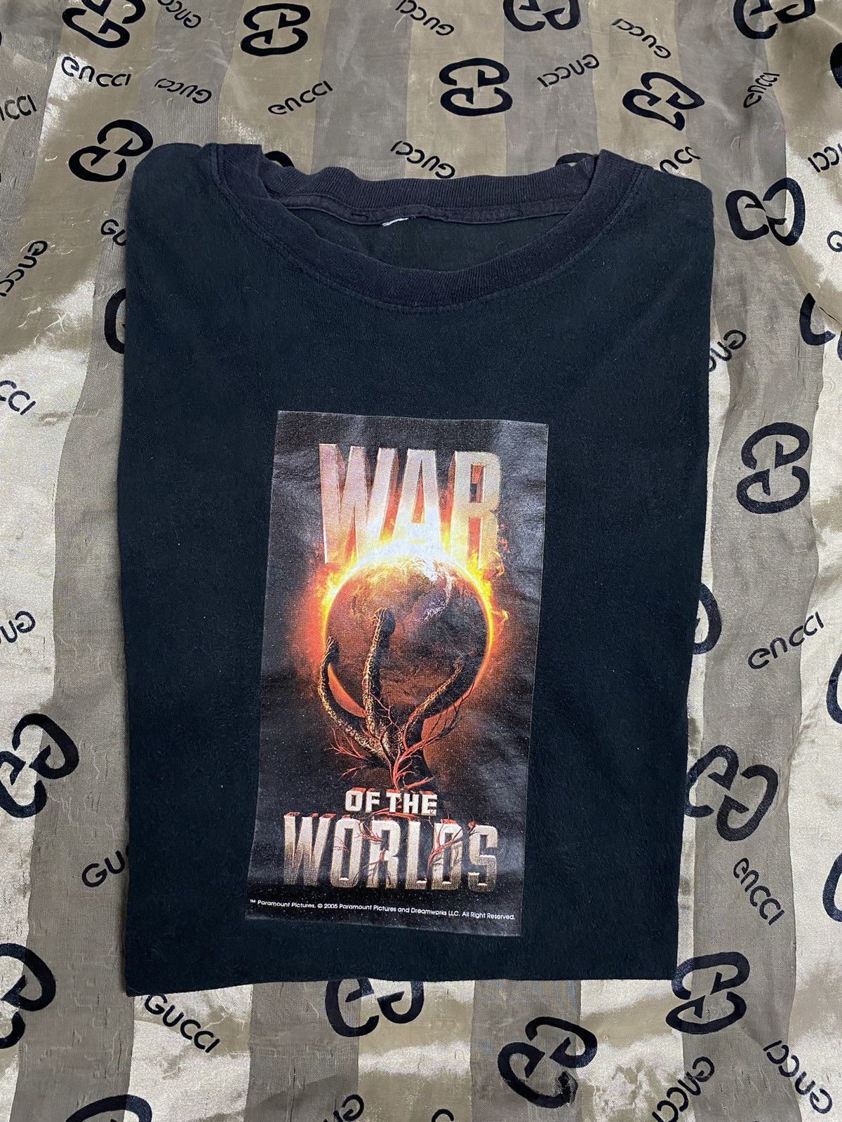 Vintage Vintage 00’ War of the Worlds Movie Promo Tee Shirt Medium Size US M / EU 48-50 / 2 - 5 Thumbnail