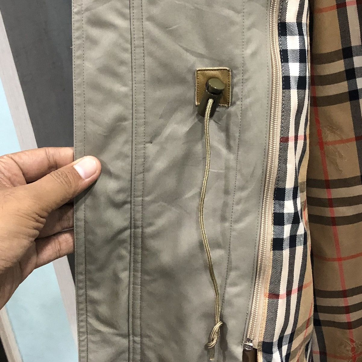 Burberry VTG Burberry London Lined Feathers Novacheck Puffer Jacket Size US L / EU 52-54 / 3 - 9 Thumbnail