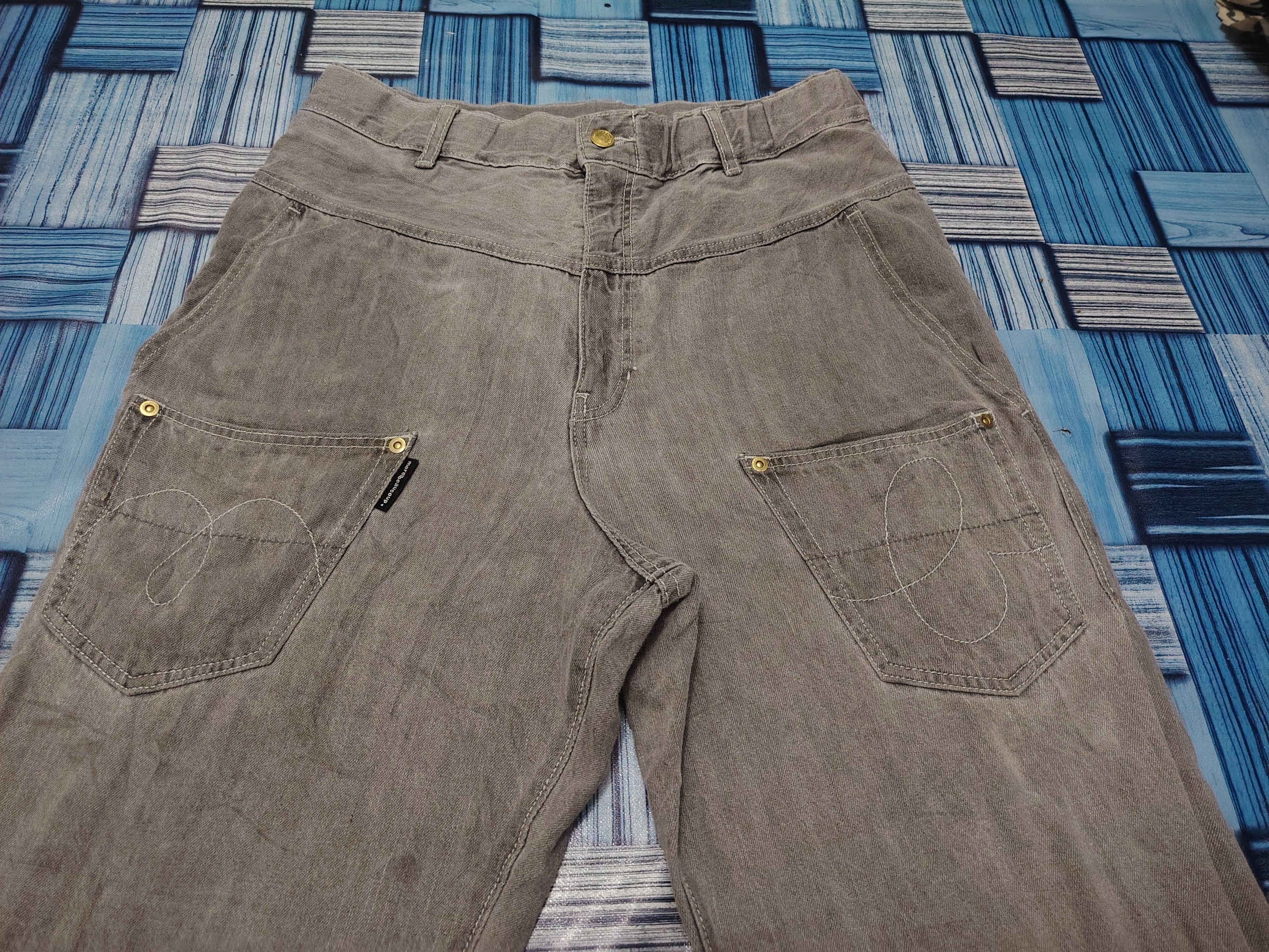 Issey Miyake Japanese mercibeaucoup baggy style distressed pants Size US 31 - 2 Thumbnail