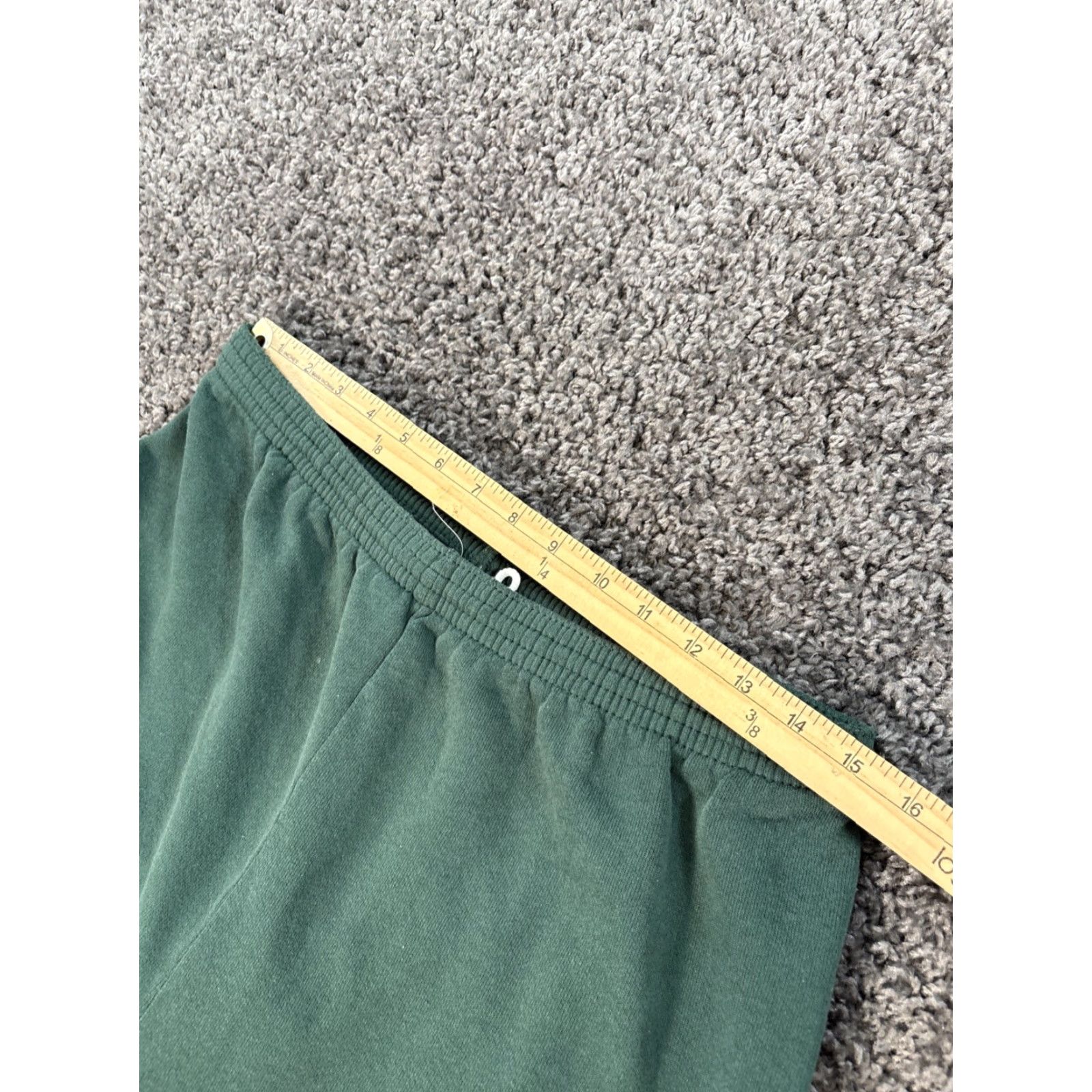 Tultex VINTAGE Tultex Sweatpants Mens M Green Baggy 50/50 Wide Grunge 90s Pants Mens Size US 31 - 5 Thumbnail