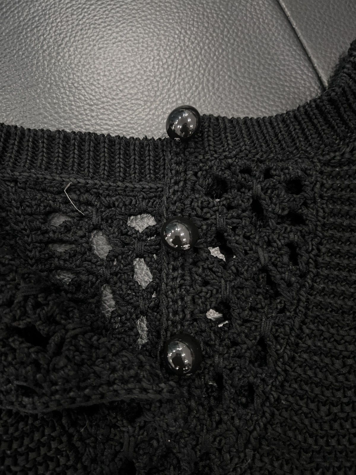 Chanel Chanel runway style, four-pocket openwork knit dress Size S / US 4 / IT 40 - 14 Thumbnail