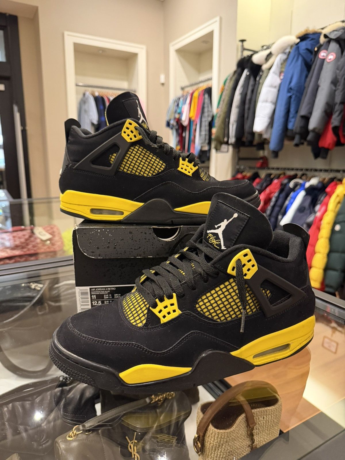 Jordan Brand Jordan 4 Retro ‘Thunder (2023)’ Size US 11 / EU 44 - 3 Thumbnail