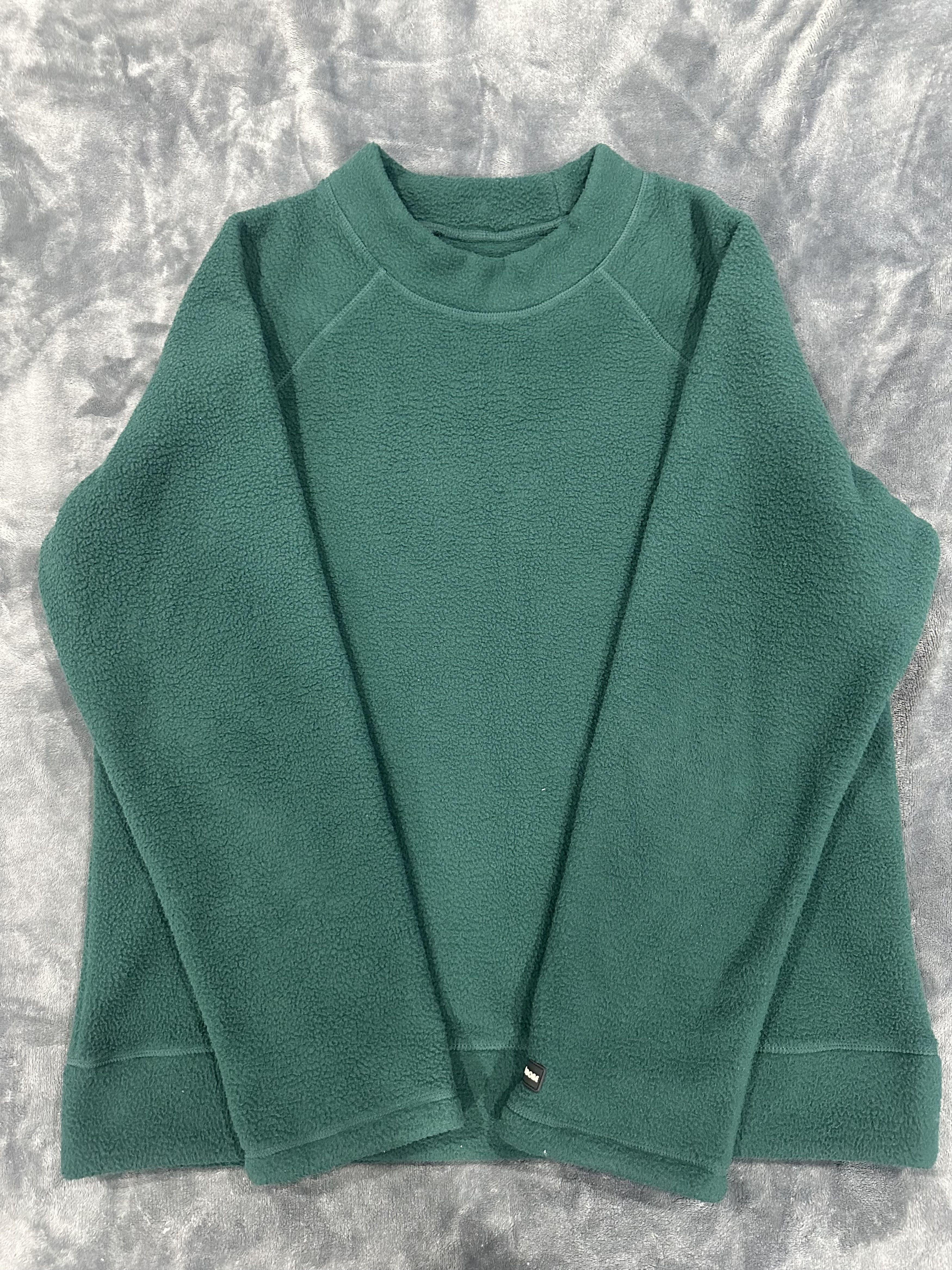 image of Aime Leon Dore Deep Pile Crewneck Sweatshirt Green Large, Men's (Size Medium)