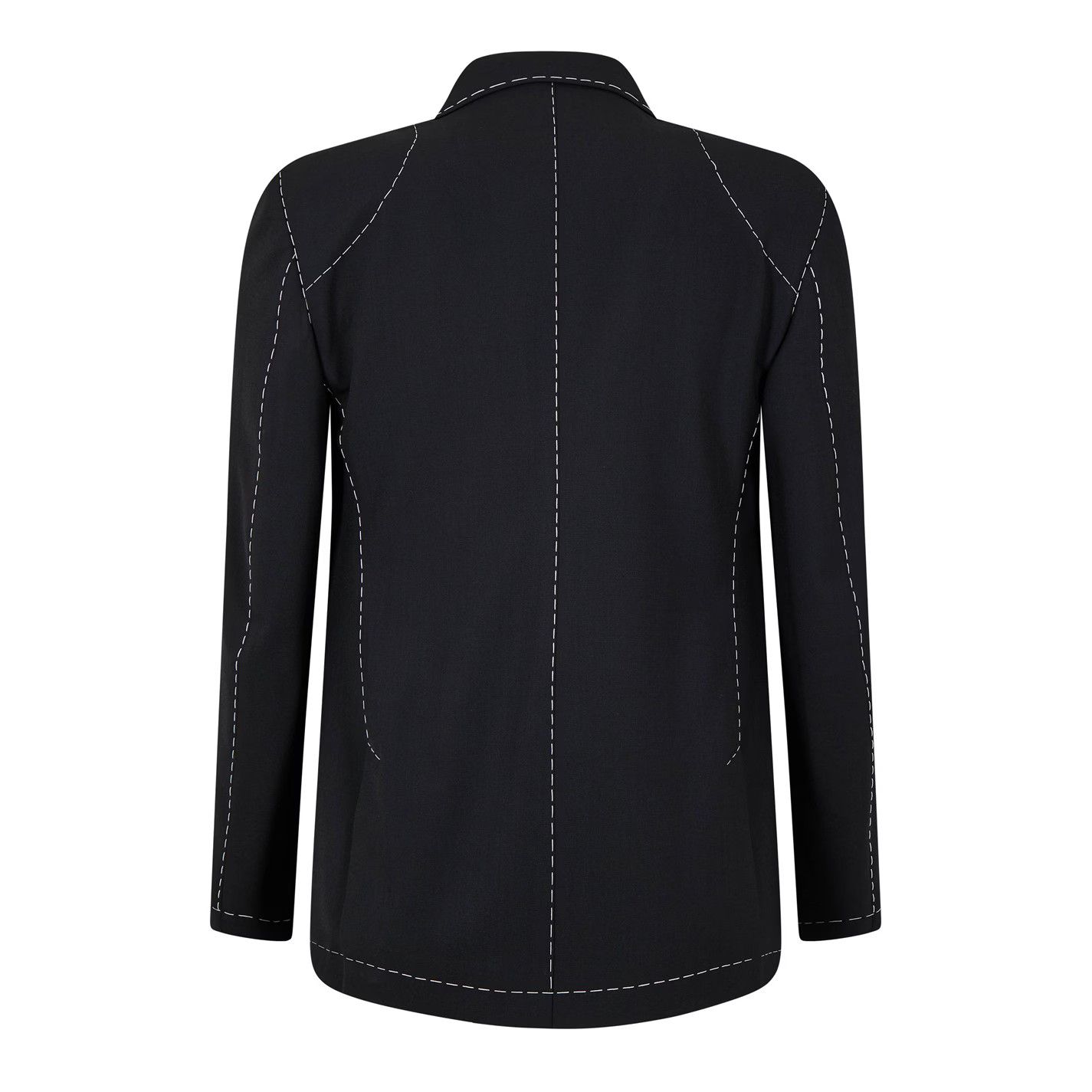 Off-White o1g2r1mq0326 Body Stitch Double-Breasted Blazer in Black Size US S / EU 44-46 / 1 - 2 Thumbnail