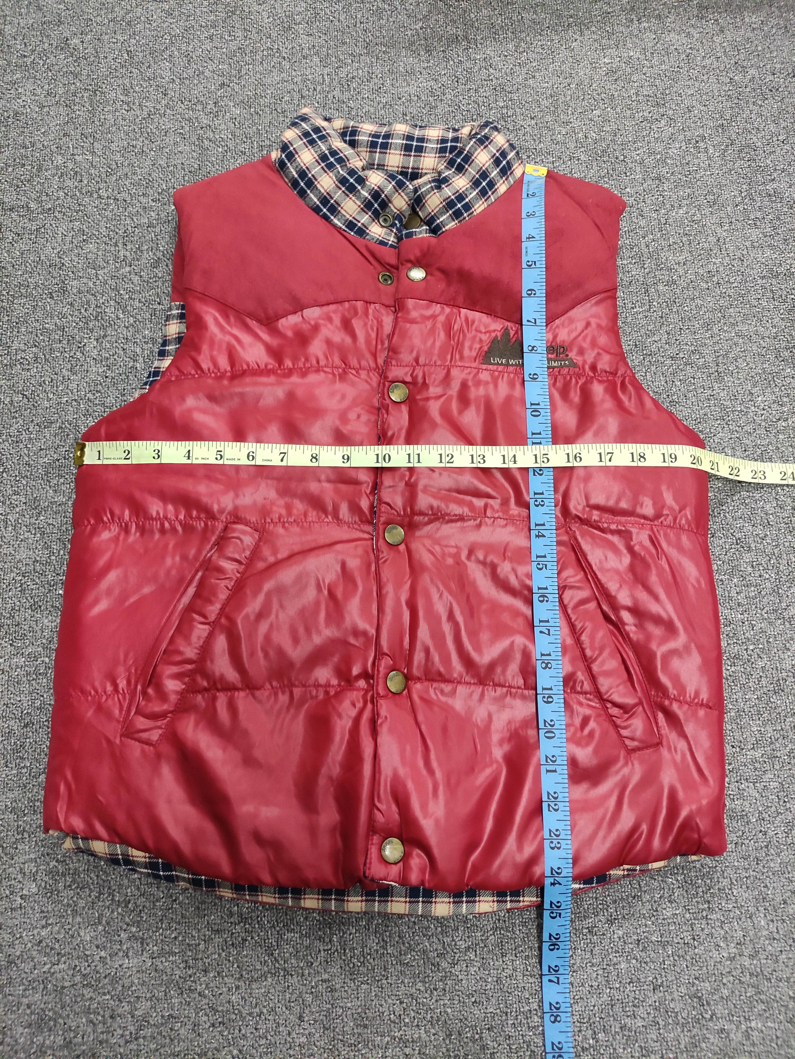 Jeep Vintage Jeep Puffer Reversible Vest Snap Button Size US M / EU 48-50 / 2 - 13 Thumbnail