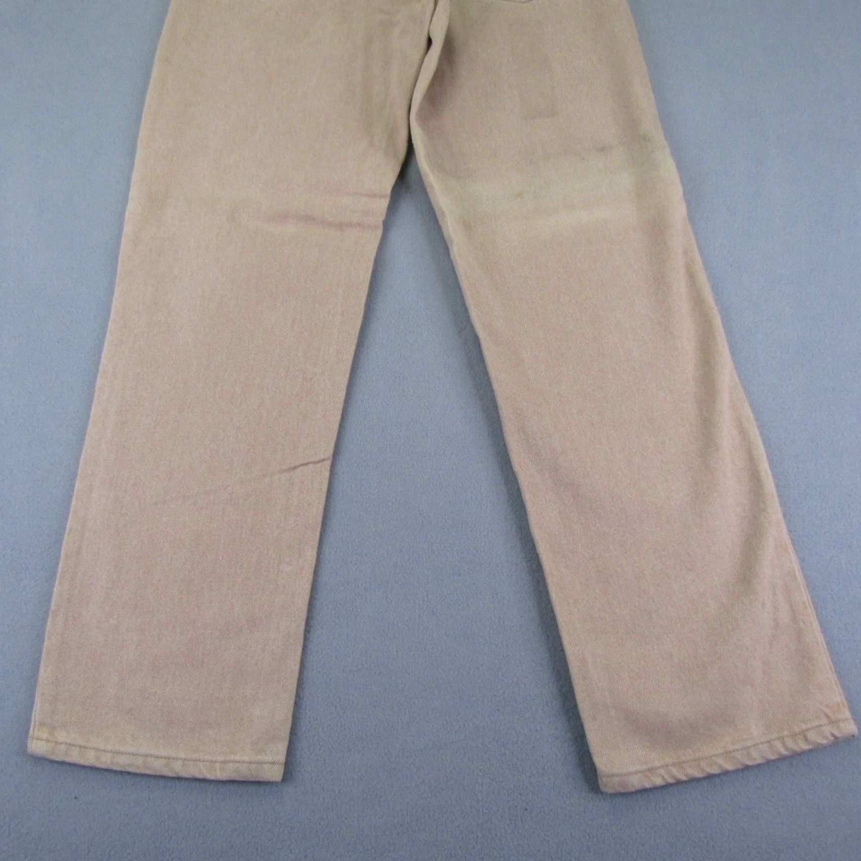 Vintage VINTAGE Solo Semore Jeans Mens 32x32 Denim Straight Leg 90s Y2K Deadstock Beige Jeans Mens Size US 30 / EU 46 - 3 Thumbnail