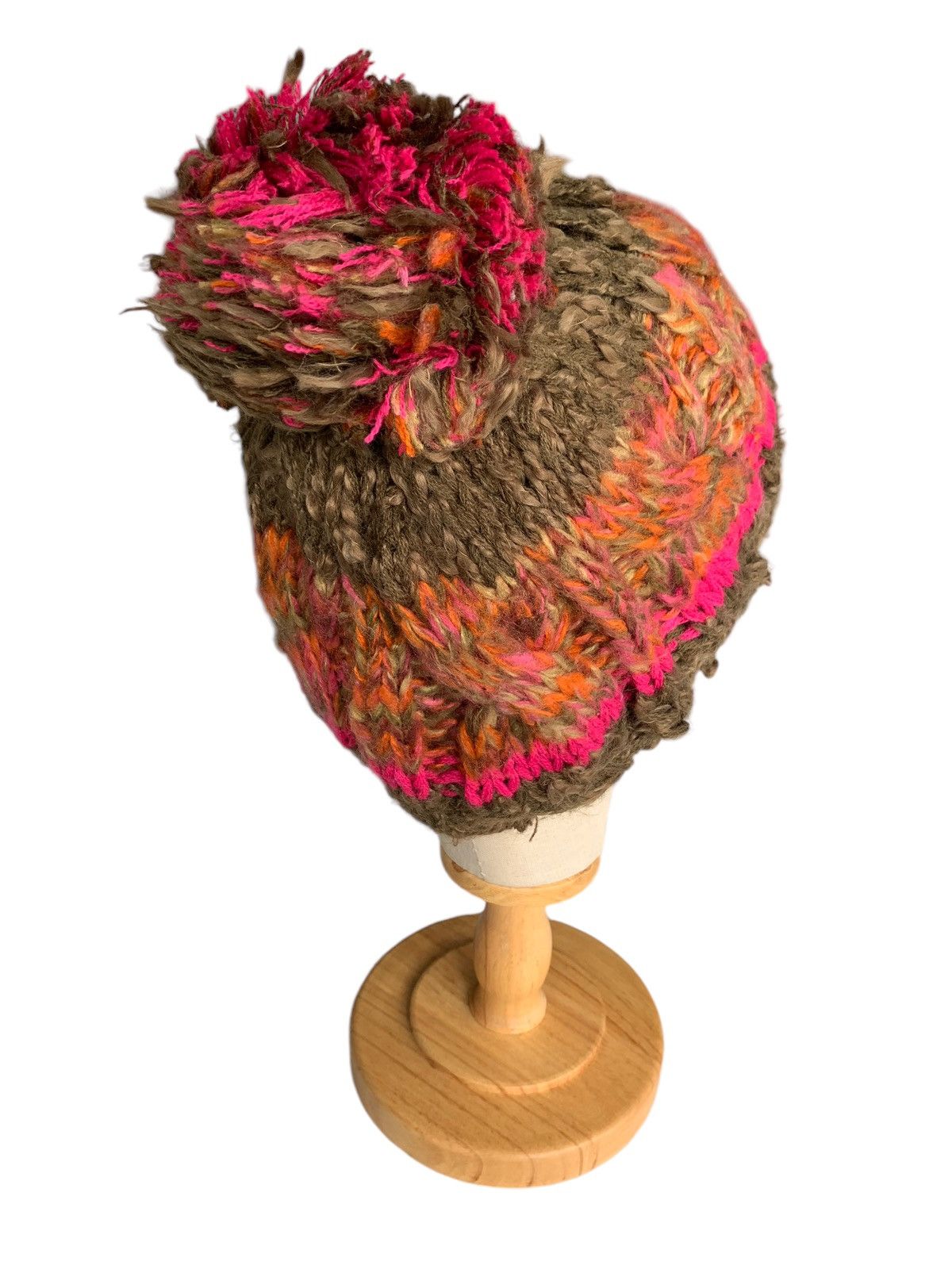 Japanese Brand × Kapital × Vintage Titicaca Multicolour Crochet Knit Beanie Hats Size ONE SIZE - 4 Thumbnail