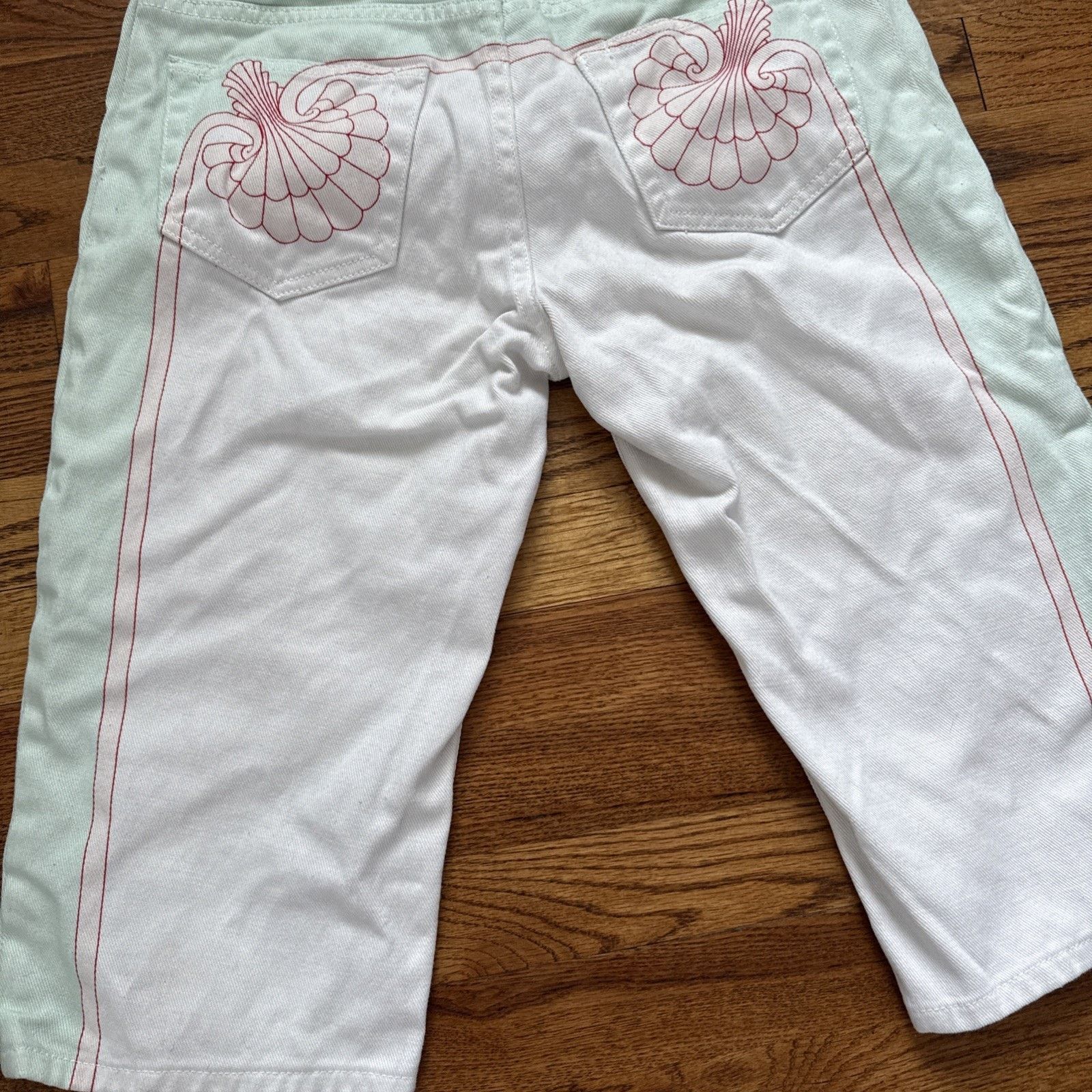 Casablanca casablanca shell print denim shorts white Size S 30 C23 Size US 30 / EU 46 - 10 Thumbnail