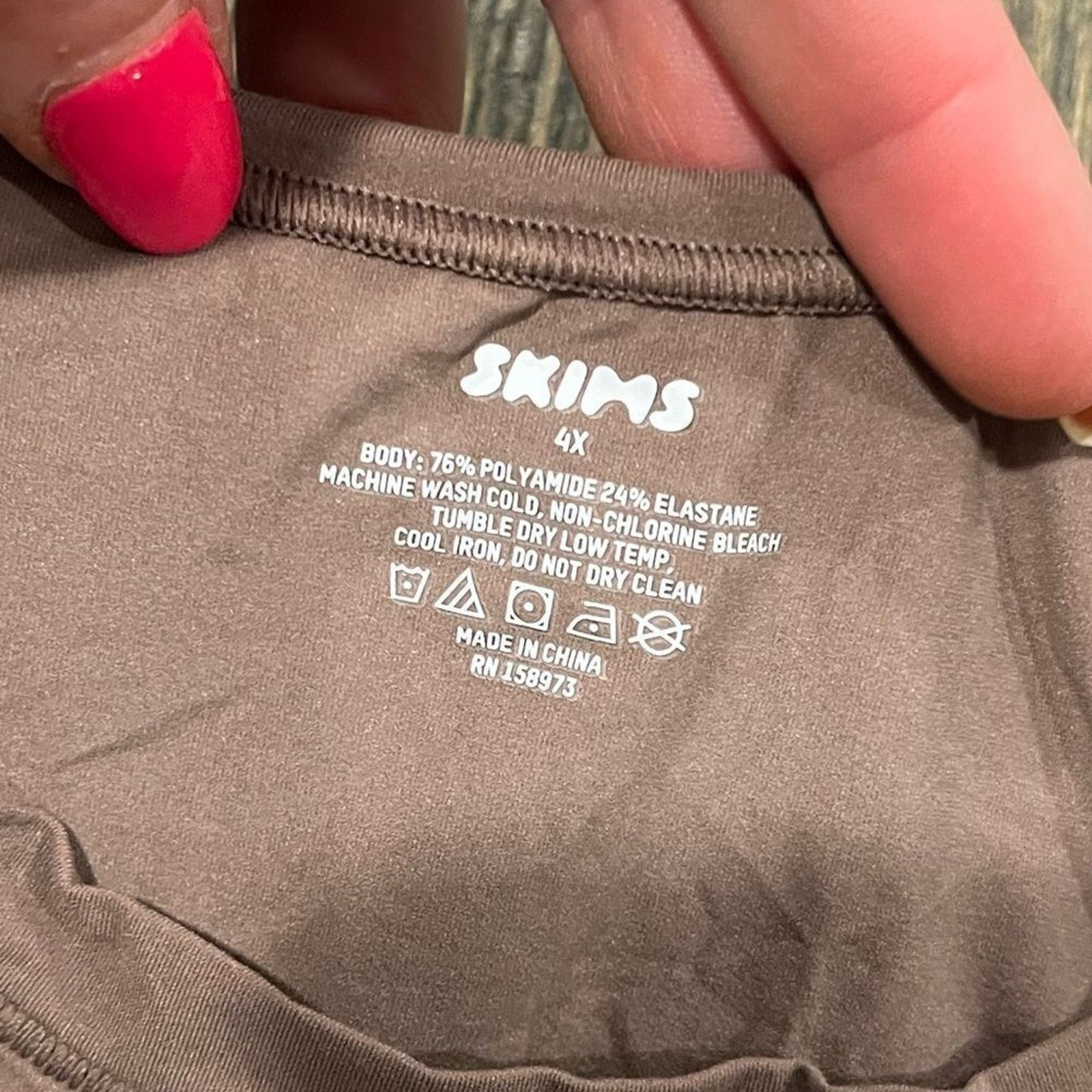 SKIMS NWT Skims Fits Everybody Super Cropped T-Shirt Crewneck 4X Size 4XL / US 24-26 - 2 Thumbnail