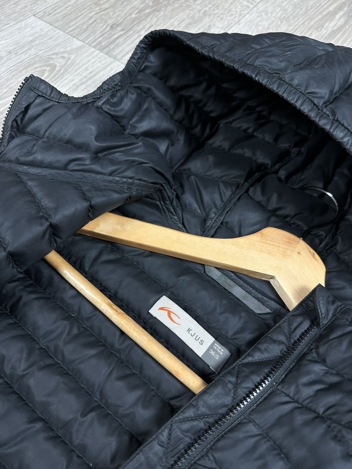 KJUS × Vintage Kjus Light Puffer Hooded Down Jacket Size S / US 4 / IT 40 - 5 Thumbnail