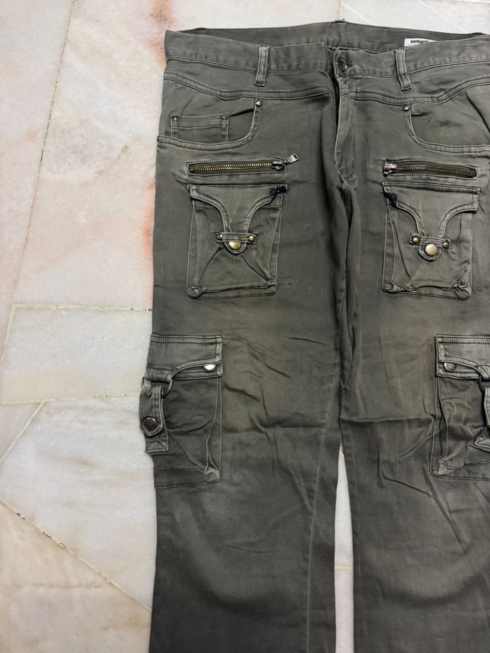 semanticdesign 💥Insane💥Thrashed Semantic Design Multipocket Cargo Size US 31 - 4 Thumbnail