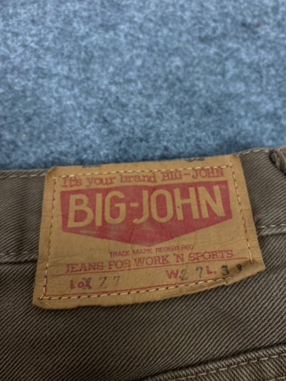 Big John vintage big john sanforized denim talon zipper Size US 27 - 5 Thumbnail