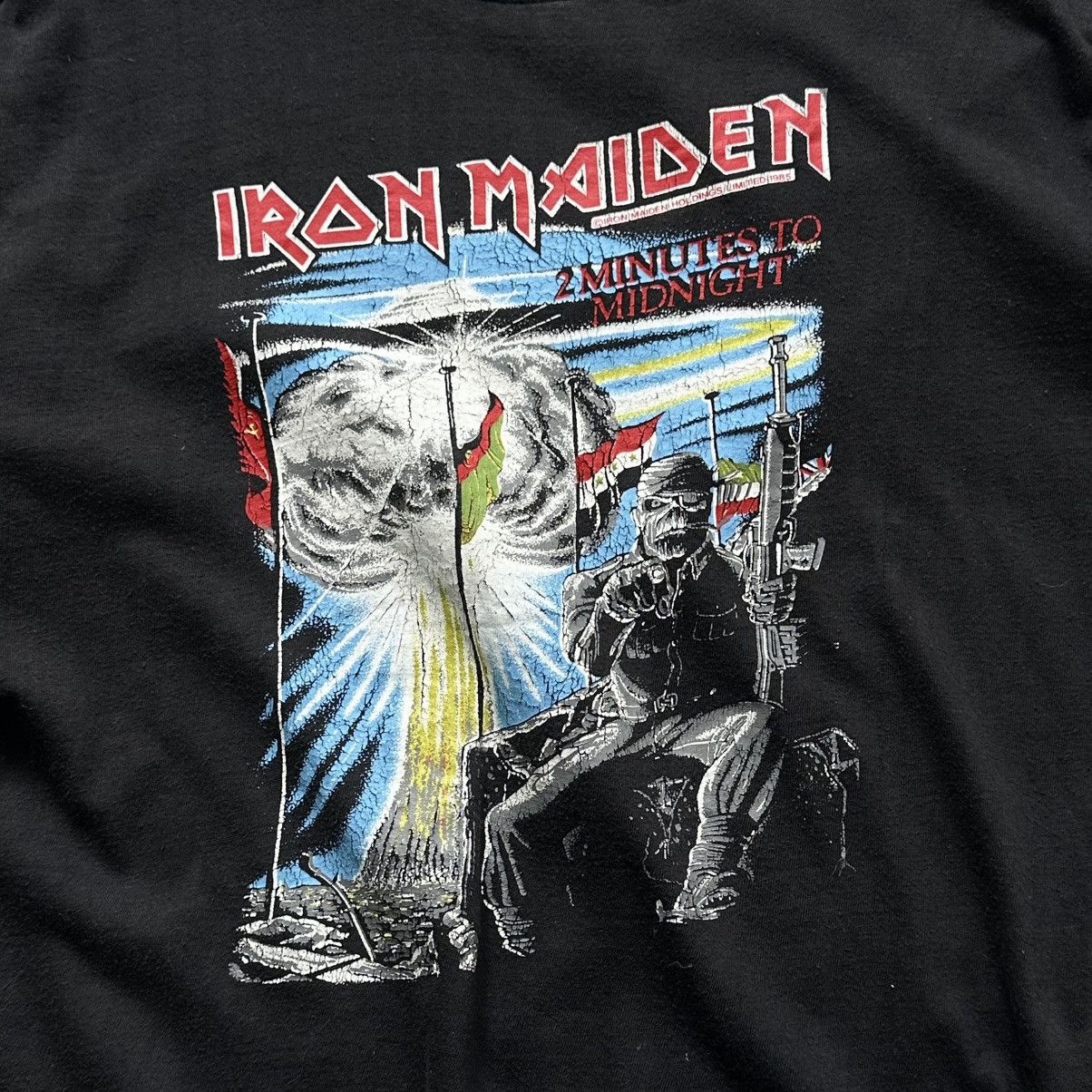 Iron Maiden Vintage 80s Iron Maiden T Shirt Minutes To Midnight Bootleg Size US M / EU 48-50 / 2 - 3 Thumbnail