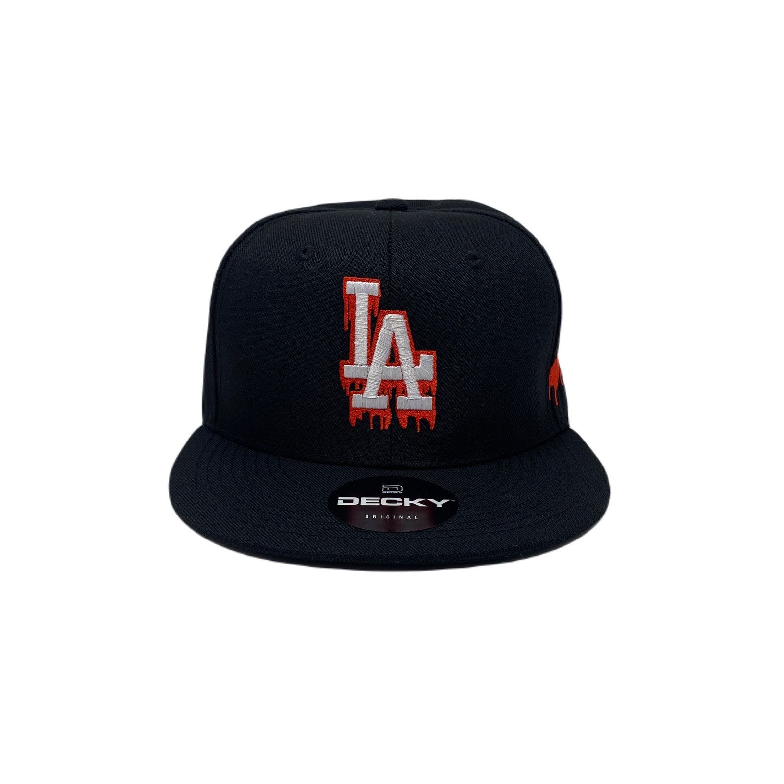 Other Los Angeles LA Drip (White/Red) Bloody Hands Snapback Hat Size ONE SIZE - 4 Thumbnail