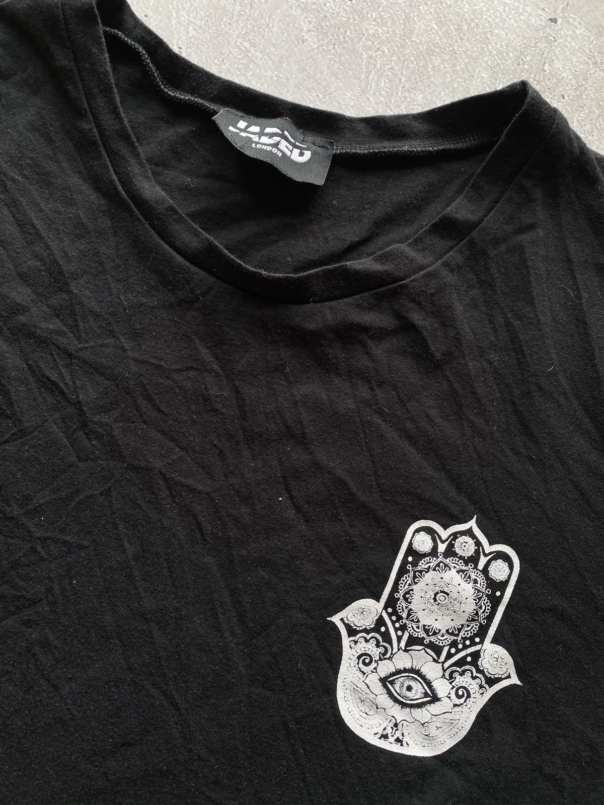 Jaded London Rare Jaded London Big Hand Vintage UK Drill T shirt Y2K Size US L / EU 52-54 / 3 - 4 Thumbnail