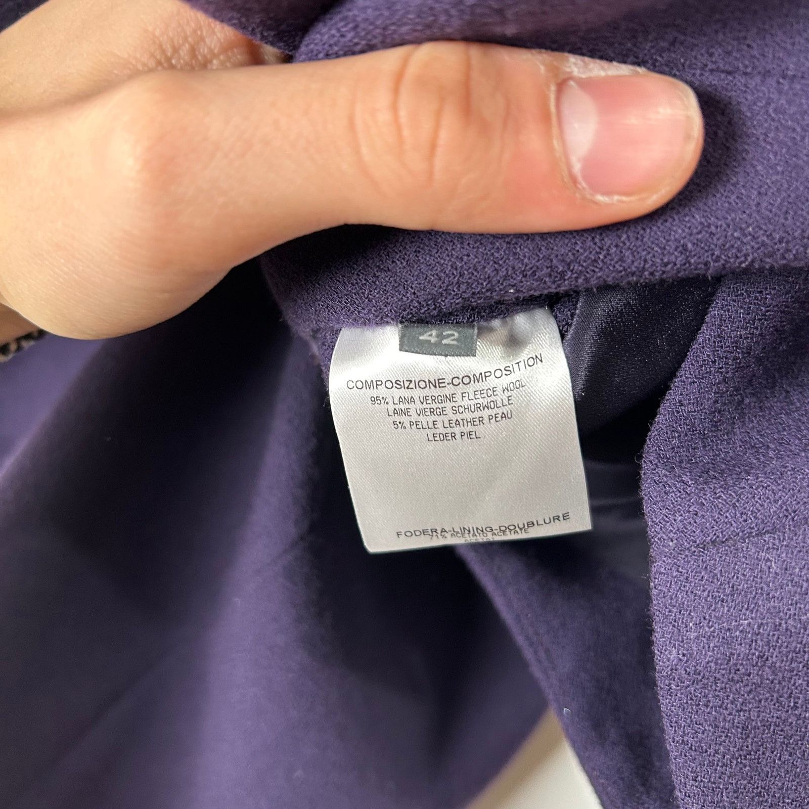 Alexander McQueen Alexander McQueen Purple 4-Zip Dress Size 42 Size M / US 6-8 / IT 42-44 - 6 Thumbnail