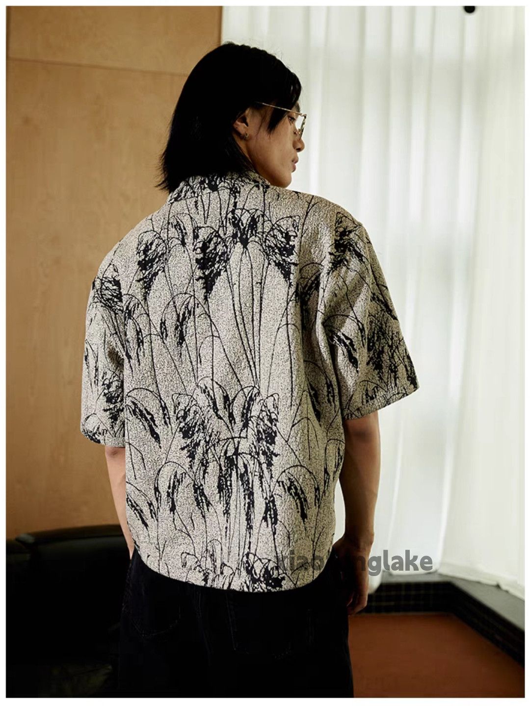 Vintage Unisex washed faded loose punk hiphop zipper shirt Size US L / EU 52-54 / 3 - 3 Thumbnail