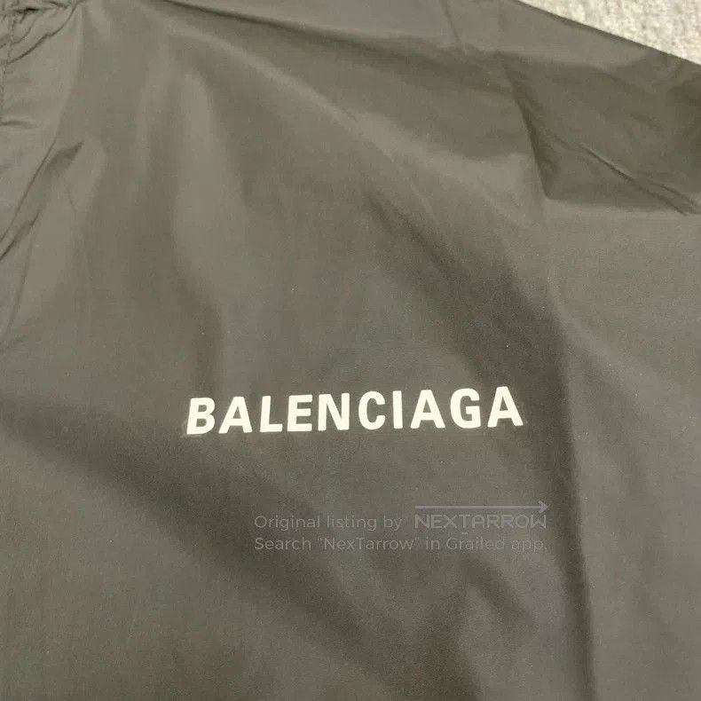 Balenciaga Balenciaga Black Nylon Jacket S. Size US S / EU 44-46 / 1 - 5 Thumbnail