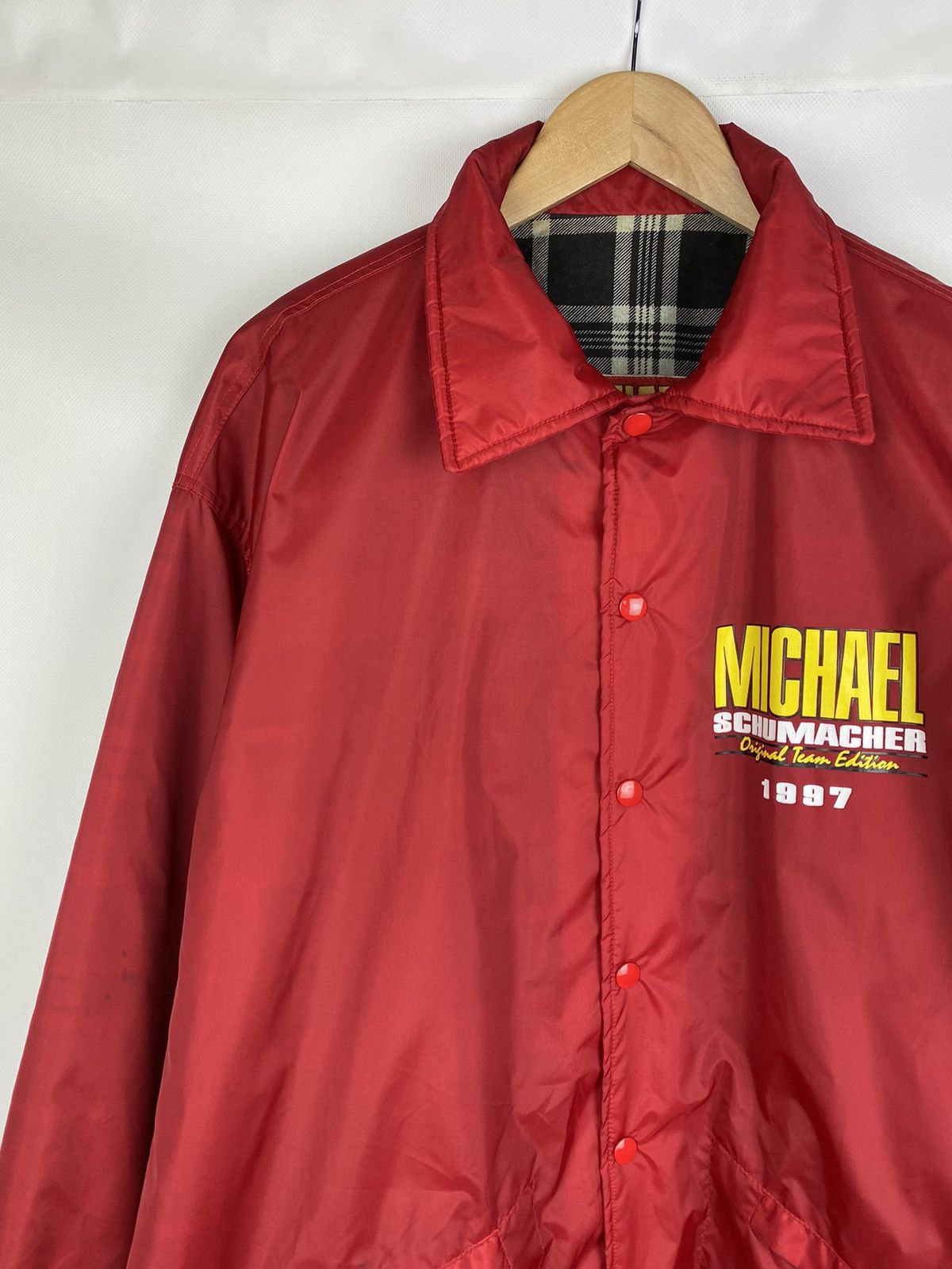 Vintage Schumacher vintage 1997 Original Team Edition Racing Jacket Size US XXL / EU 58 / 5 - 5 Thumbnail