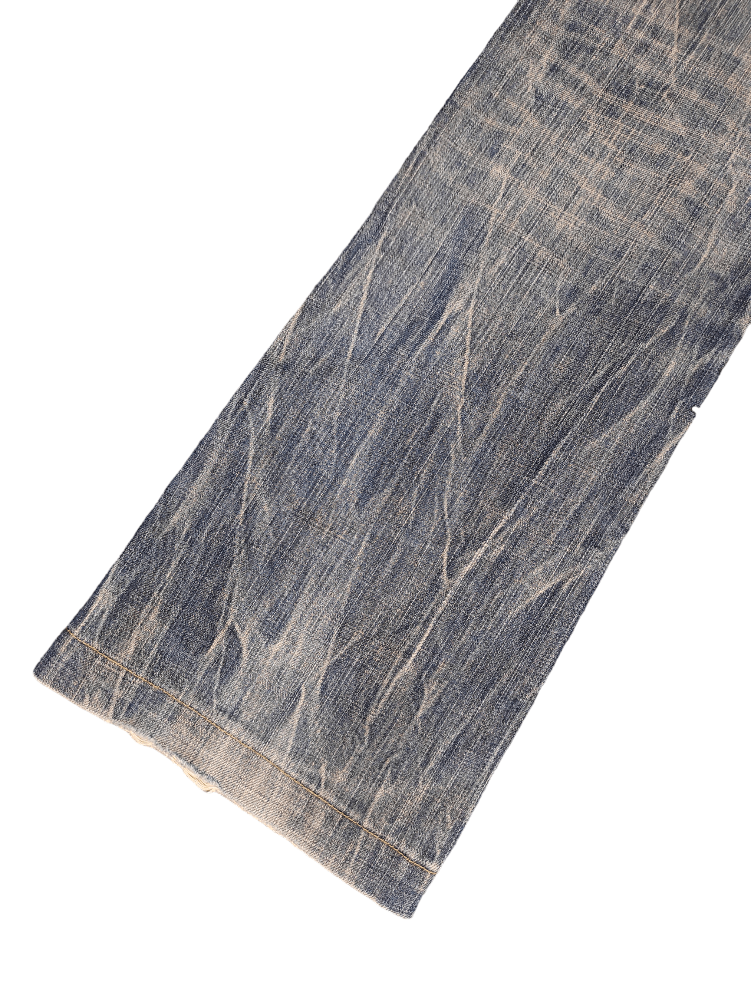 If Six Was Nine Flare Jeans Studio RP Lace Pocket Faded Bootcut Jpg Style Size US 27 - 19 Thumbnail