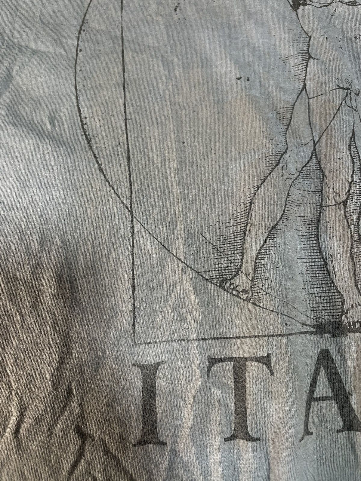 Vintage 90s Vintage Leonardo Da Vinci Anatomy Italia OG Art Tee Size US XL / EU 56 / 4 - 4 Thumbnail