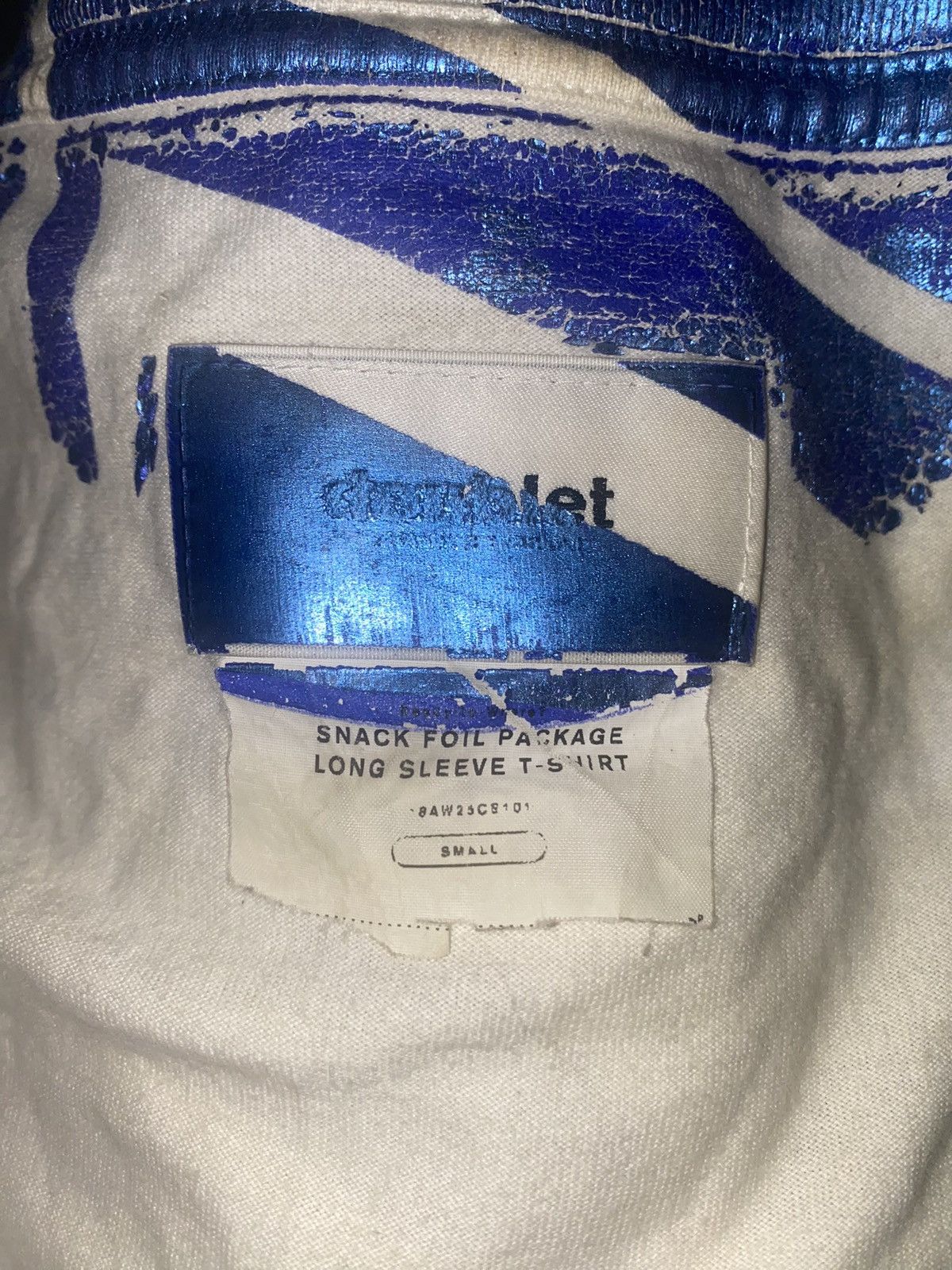 Doublet Doubet AW18 Snack Foil Long Sleeve Size US S / EU 44-46 / 1 - 5 Thumbnail