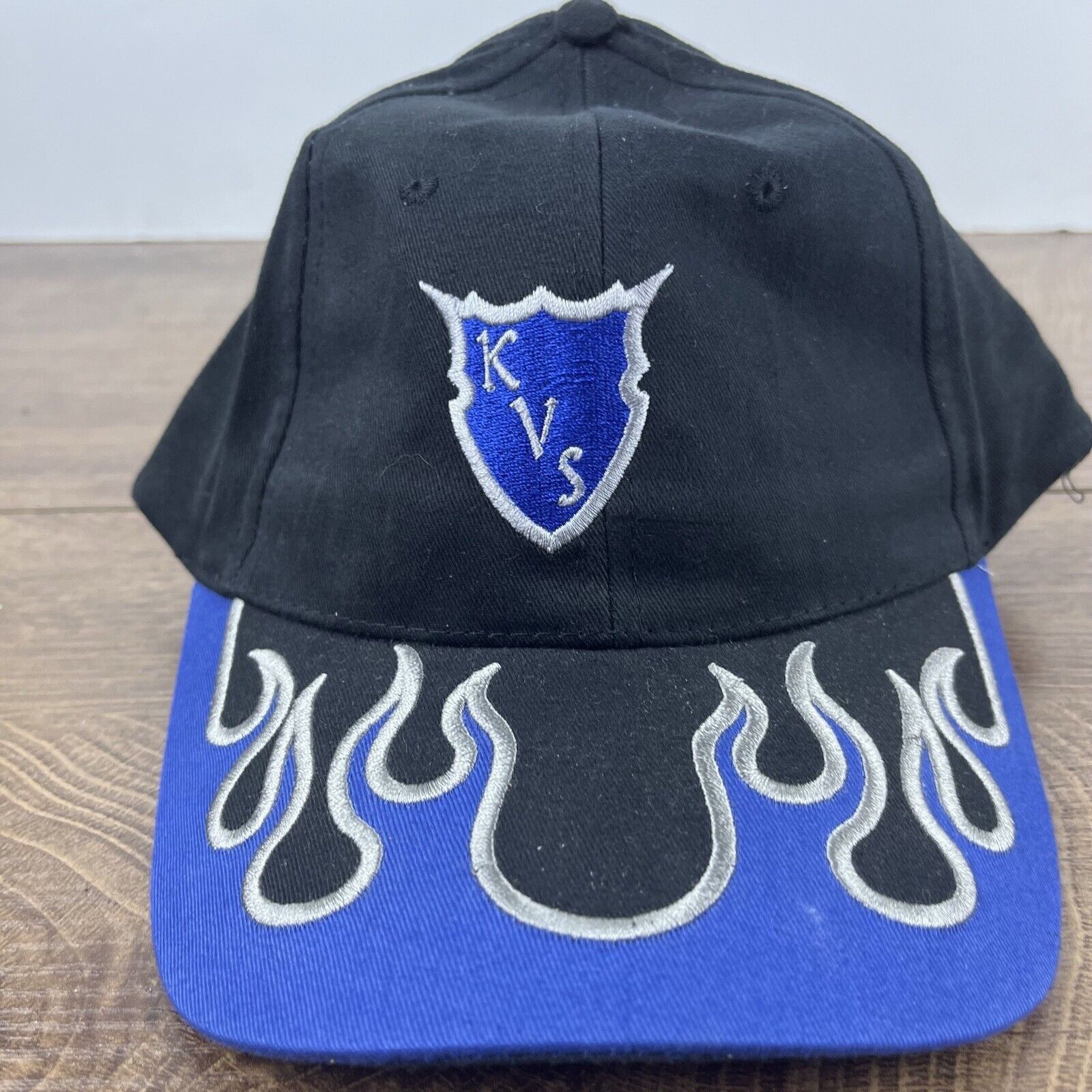 Other KVS Devils Hat Black Cap Blue Devils Hat Adjustable Hat Blac Size ONE SIZE - 5 Thumbnail