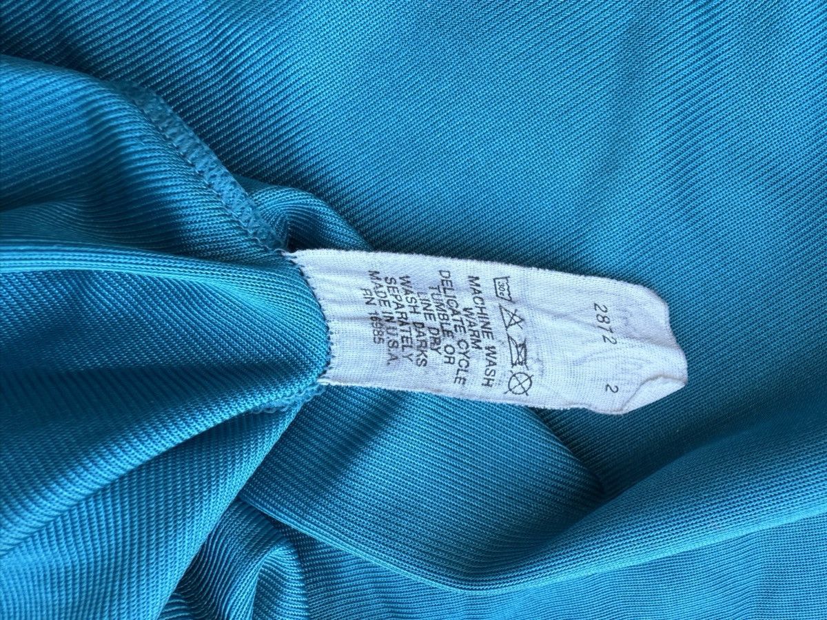 Other Vtg Val Mode Lingerie Slip Dress Nightgown Teal Lace Long Size S / US 4 / IT 40 - 13 Thumbnail