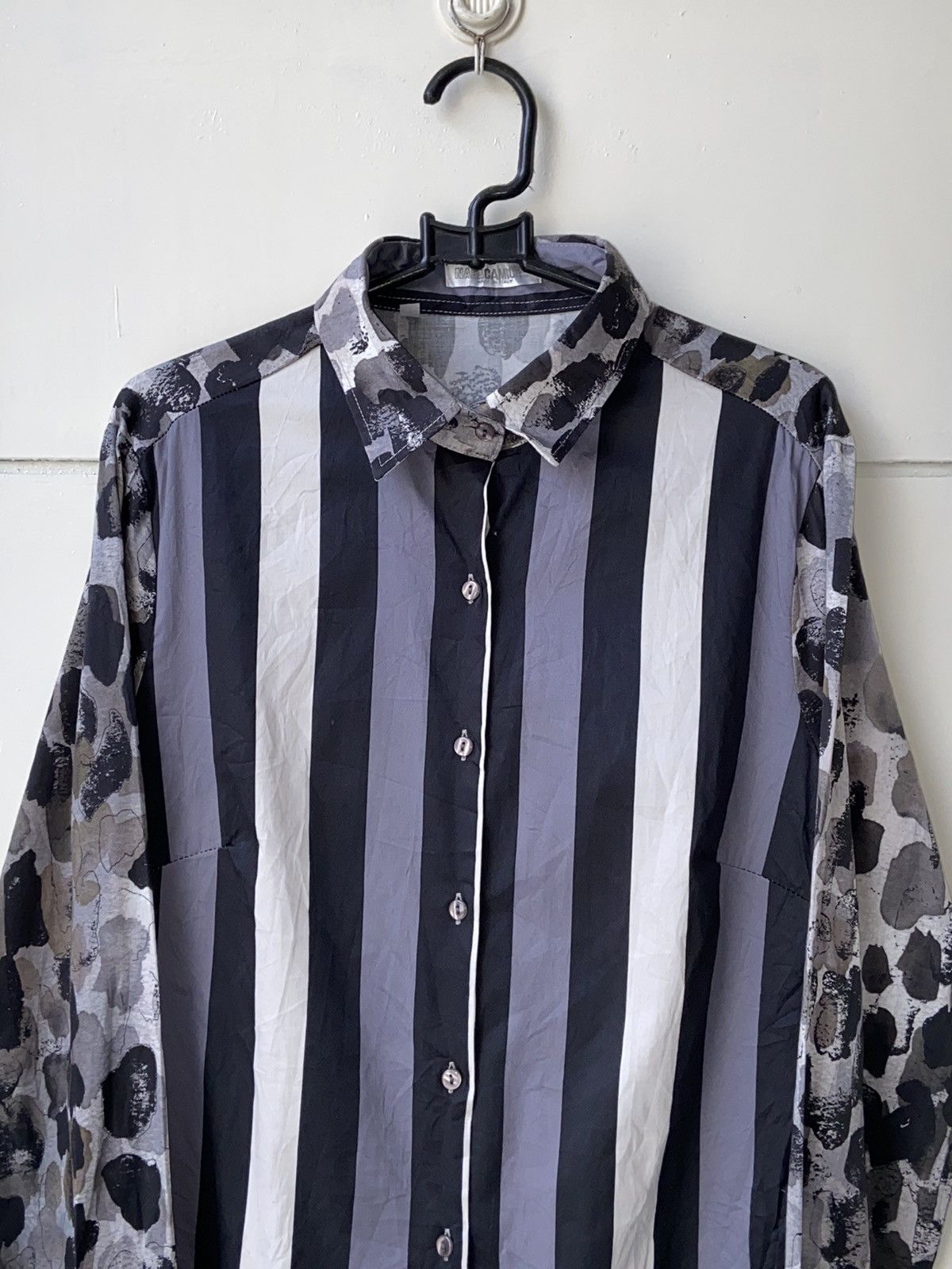 Designer × Japanese Brand NARA CAMICIE Patterned Shirt Size US XS / EU 42 / 0 - 11 Thumbnail