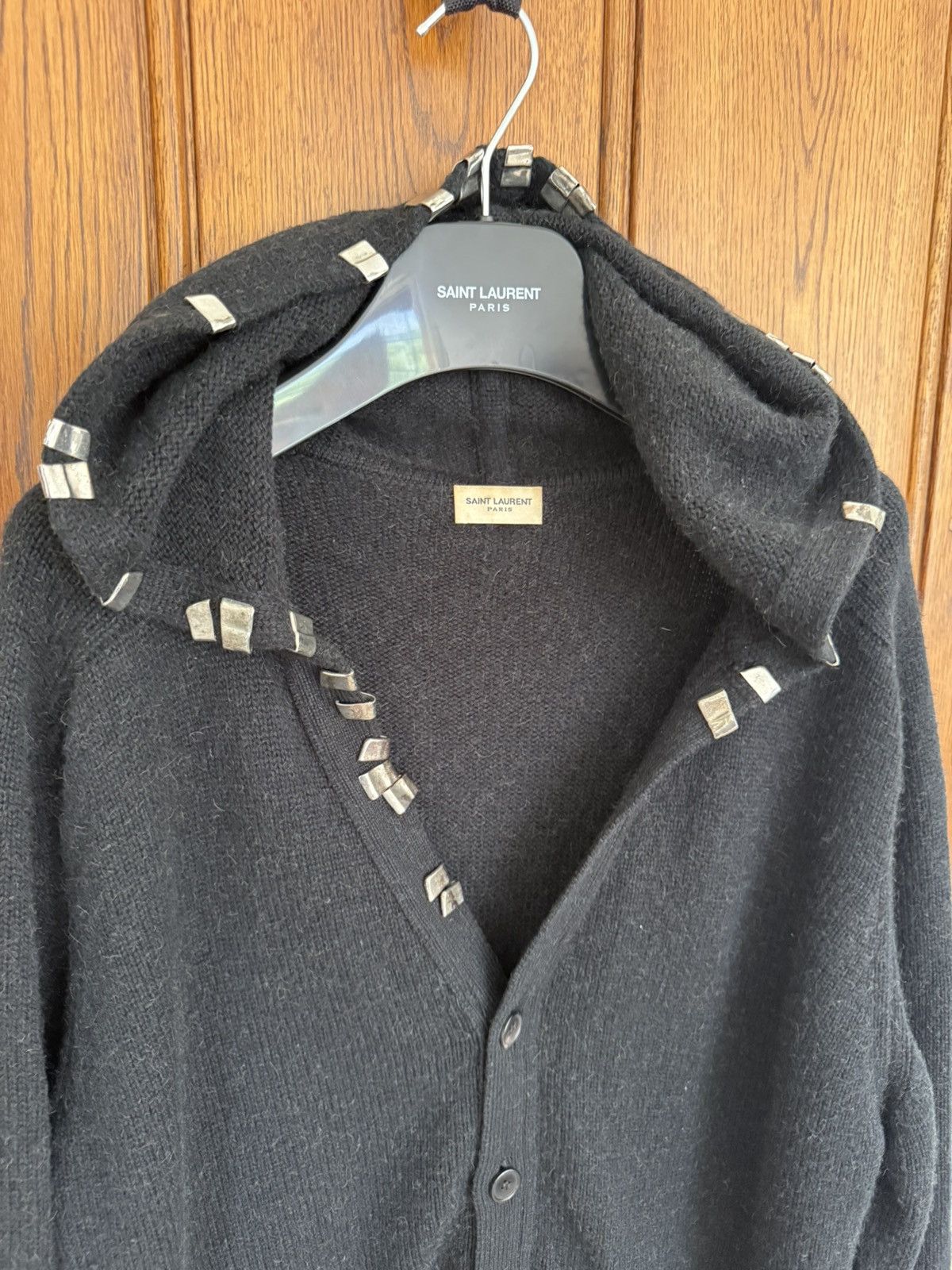 Saint Laurent Paris FW13 Saint Laurent hoodie cardigan lighter clips Hedi grail Size US S / EU 44-46 / 1 - 2 Thumbnail