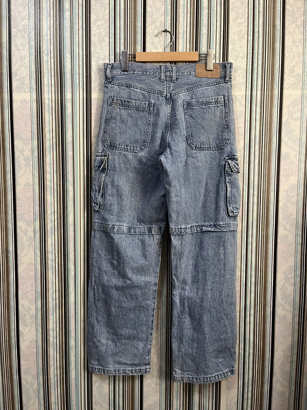 Pacsun 1990s Pacific Sunwear cargo baggy multi pocket #I Size US 30 / EU 46 - 3 Thumbnail