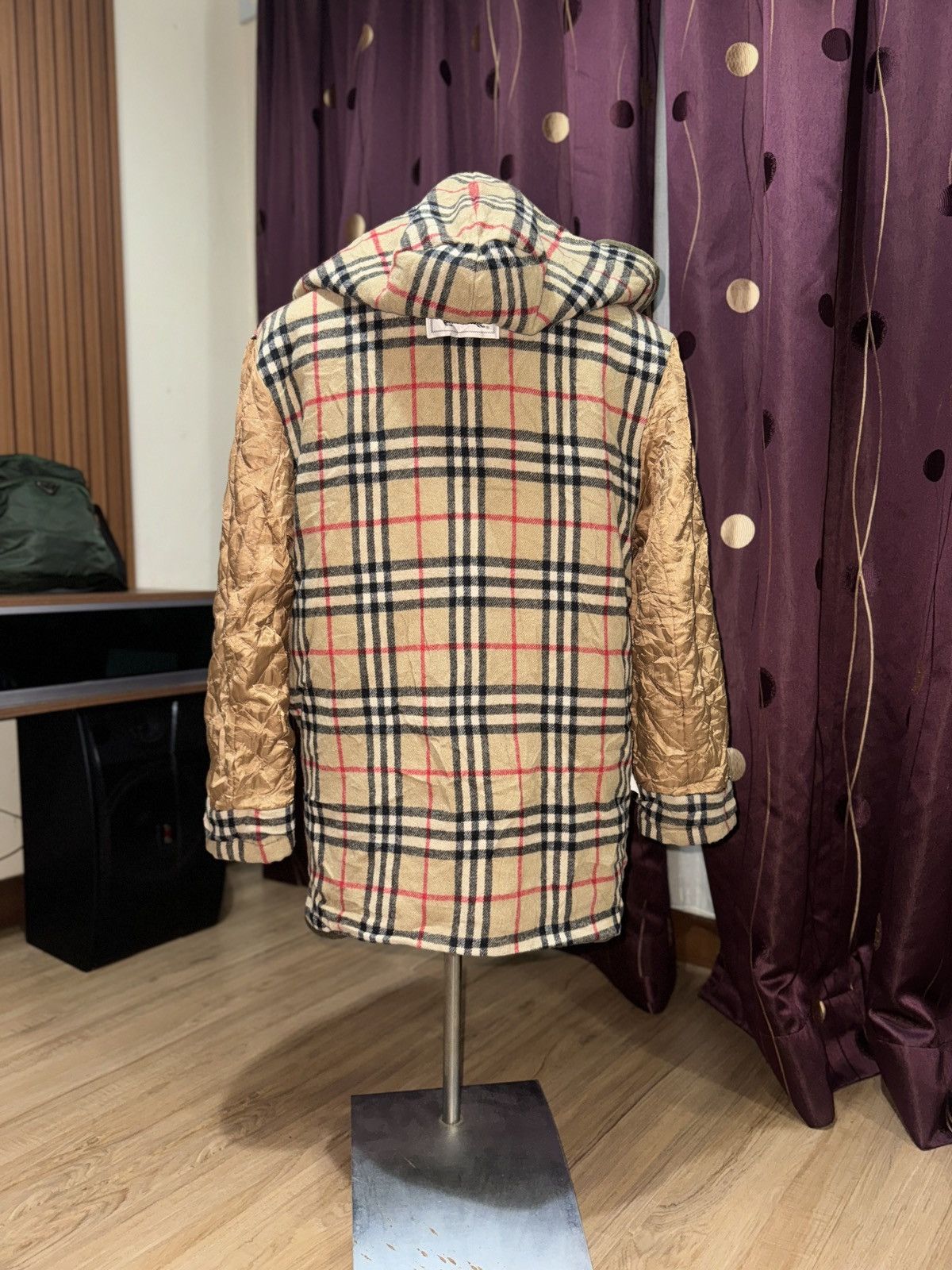 Burberry BURBERRY NOVA CHECK WOOL JACKET Size US L / EU 52-54 / 3 - 12 Thumbnail