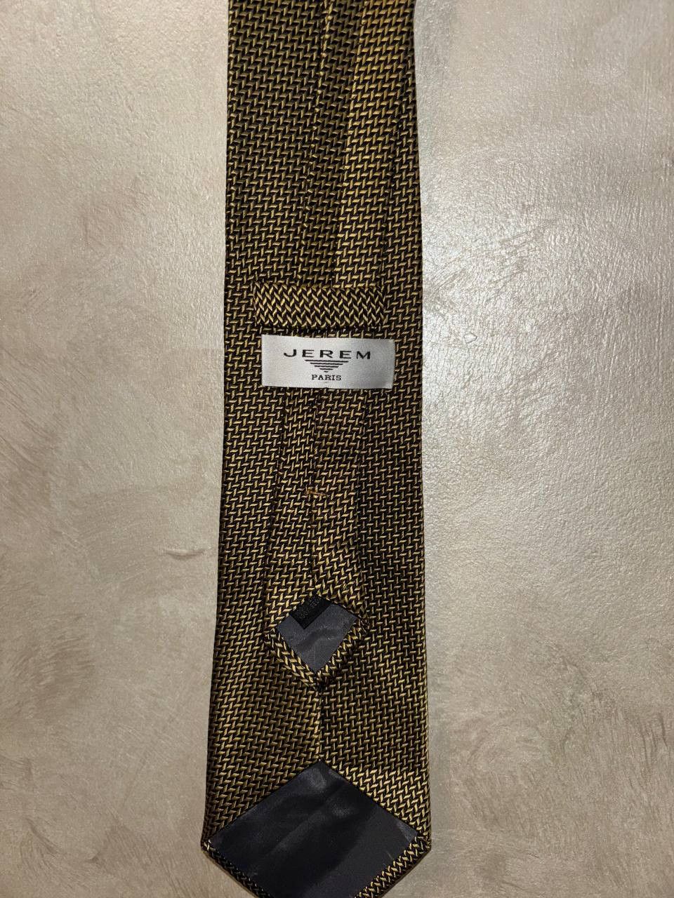 Vintage JEREM Paris men's 100% silk tie, Vintage Made in France Size ONE SIZE - 5 Thumbnail