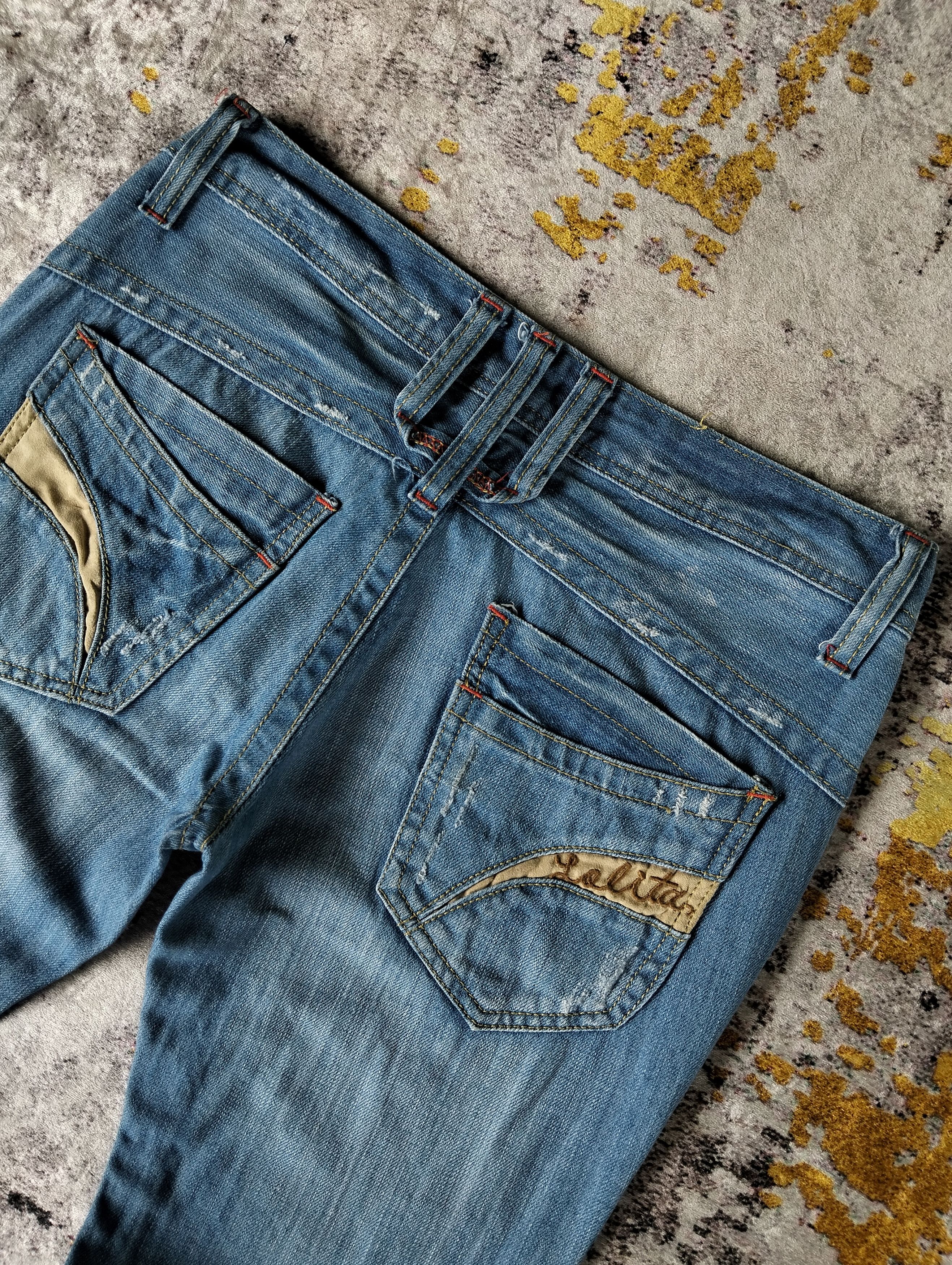 Tornado Mart Y2K Discovered Bell Bottom Flared Low Rise Jeans Size US 29 - 7 Thumbnail