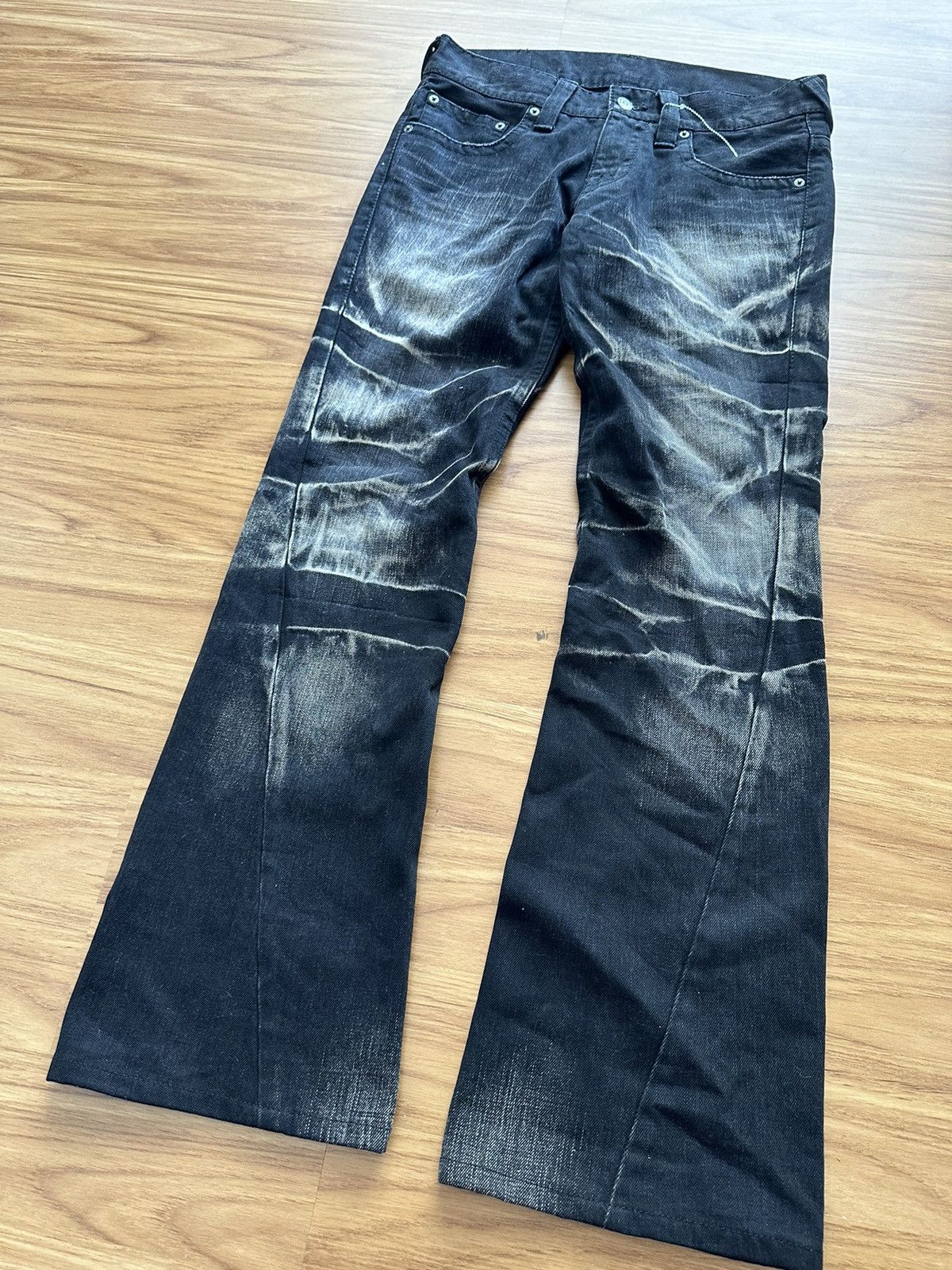 Tornado Mart 2000-Tornado Mart Japan Super Flared Jeans Size US 31 - 5 Thumbnail