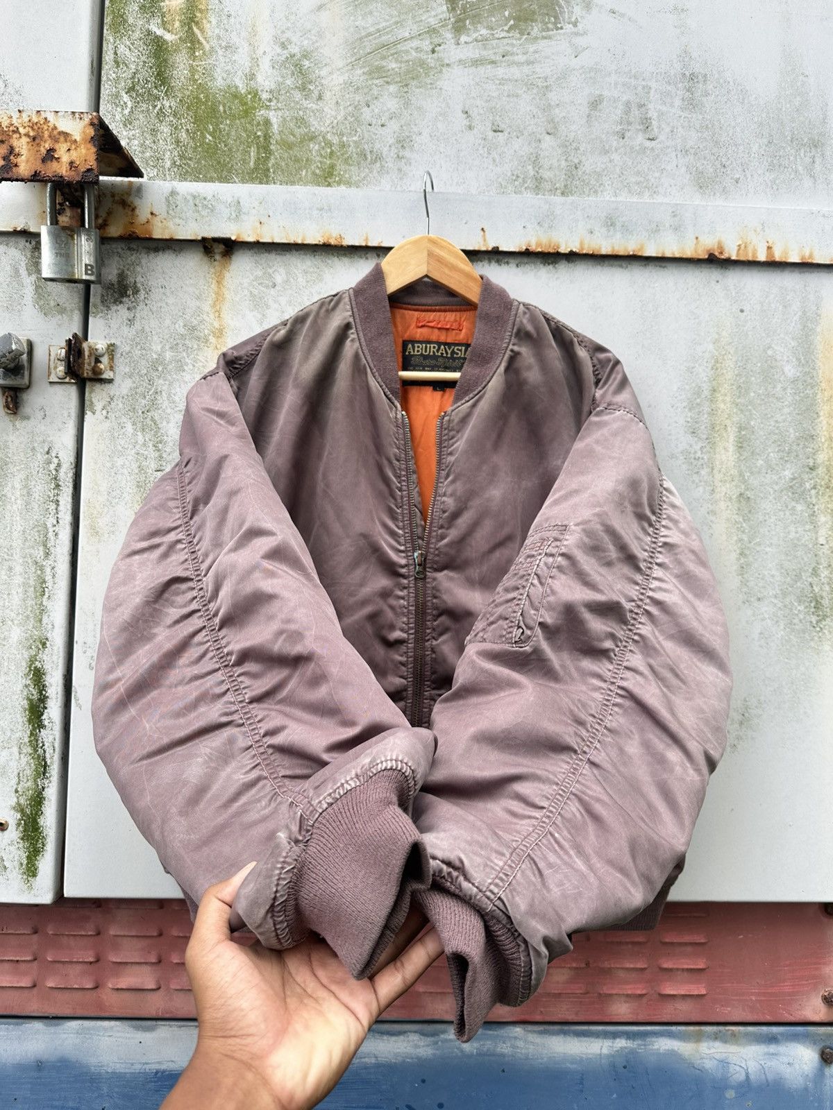 Vintage 🪖Vintage Faded MA-1 Man Intermediate Bomber Jacket Size US L / EU 52-54 / 3 - 7 Thumbnail