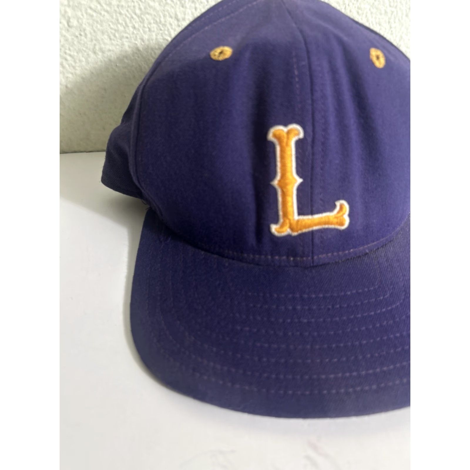 New Era VINTAGE New Era Major League Promodel Baseball Hat 7 1/8 Purple Gold L Mens Baseball Cap Size ONE SIZE - 3 Thumbnail