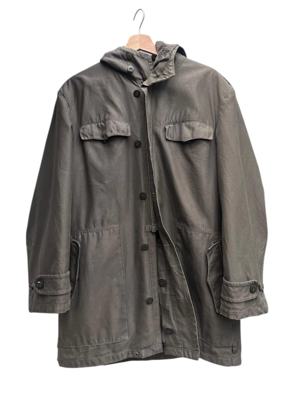 Vintage 1982 Schwarz Sulzbach German Military Hooded Army Parka Size US M / EU 48-50 / 2 - 2 Thumbnail