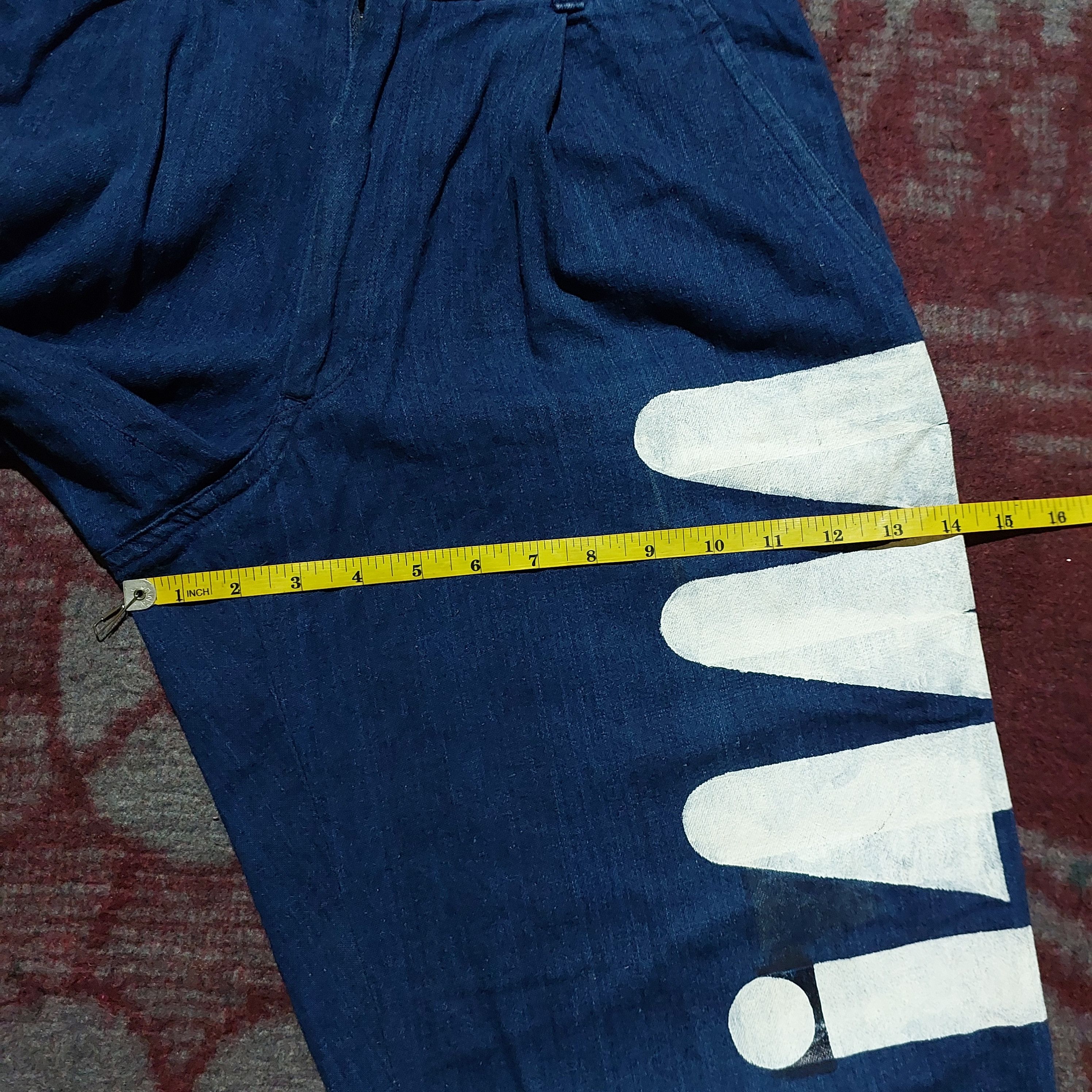 Issey Miyake issey miyake men painting custom made pants Size US 29 - 15 Thumbnail
