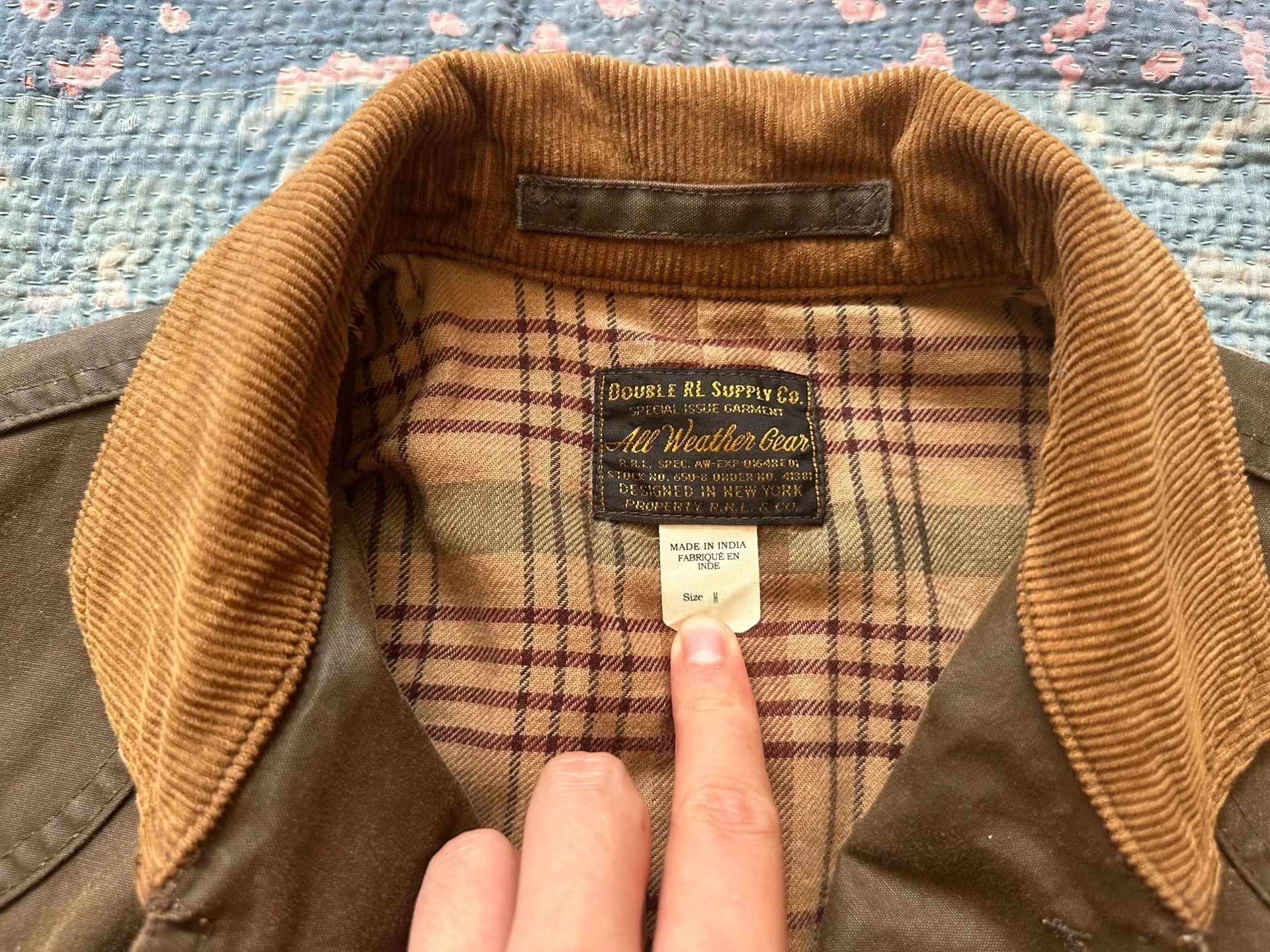 RRL Ralph Lauren RRL Waxed Hunting Jacket M Near New Heavyweight Size US M / EU 48-50 / 2 - 5 Thumbnail