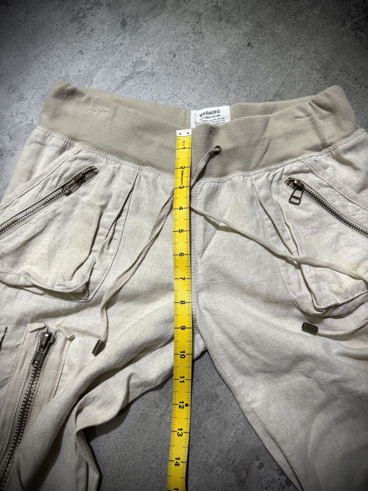 GOA G.O.A Linen Cargo Short Pants Size US 29 - 13 Thumbnail