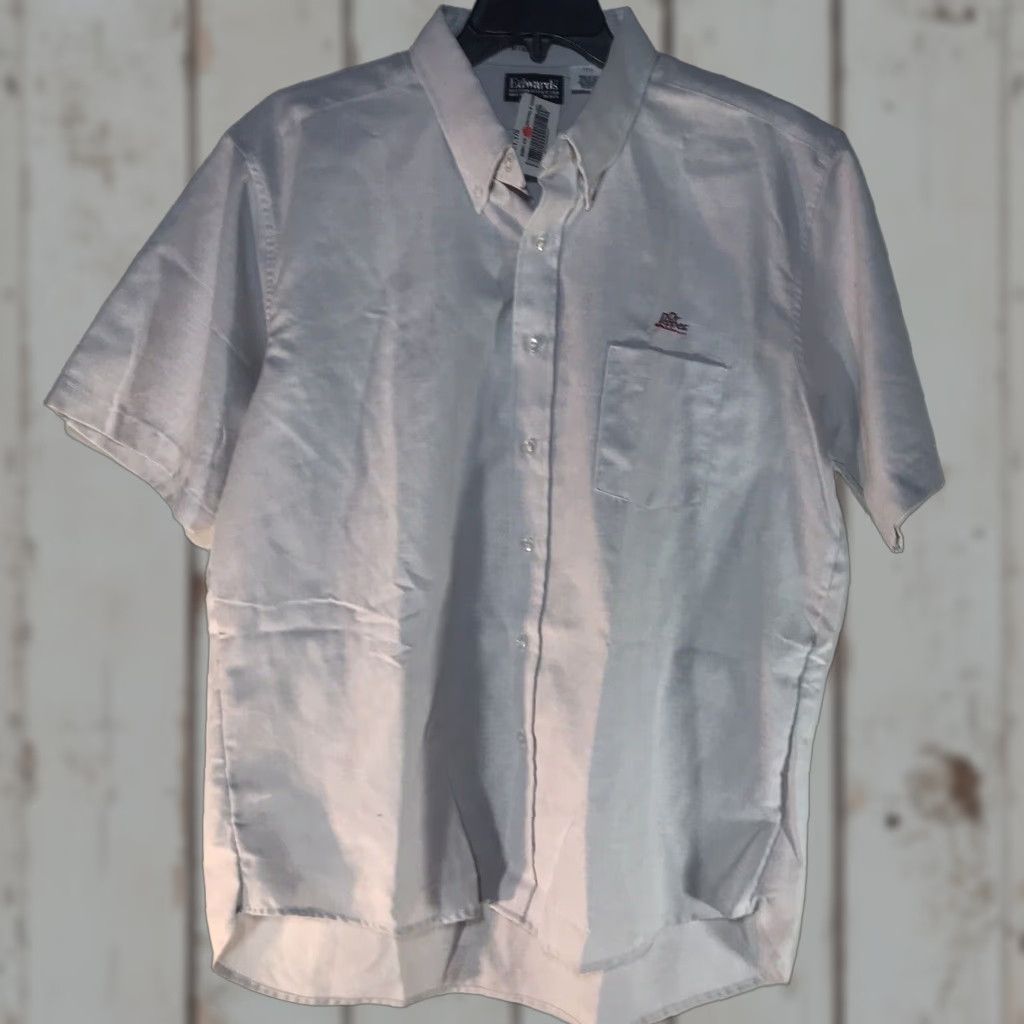 Vintage VINTAGE Dr Pepper Gray Button-Up Shirt Men’s Size 17.5 Collared Short Sleeve Travel Workwear Size US XL / EU 56 / 4 - 1 Thumbnail